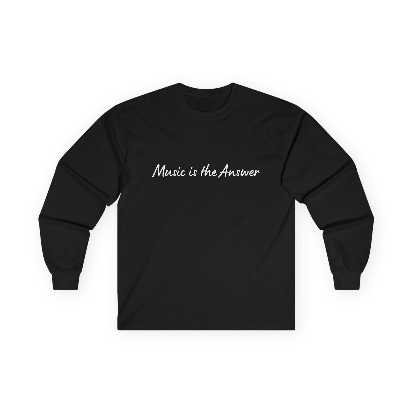 Music Is The Answer Ultra Cotton Long Sleeve Tee