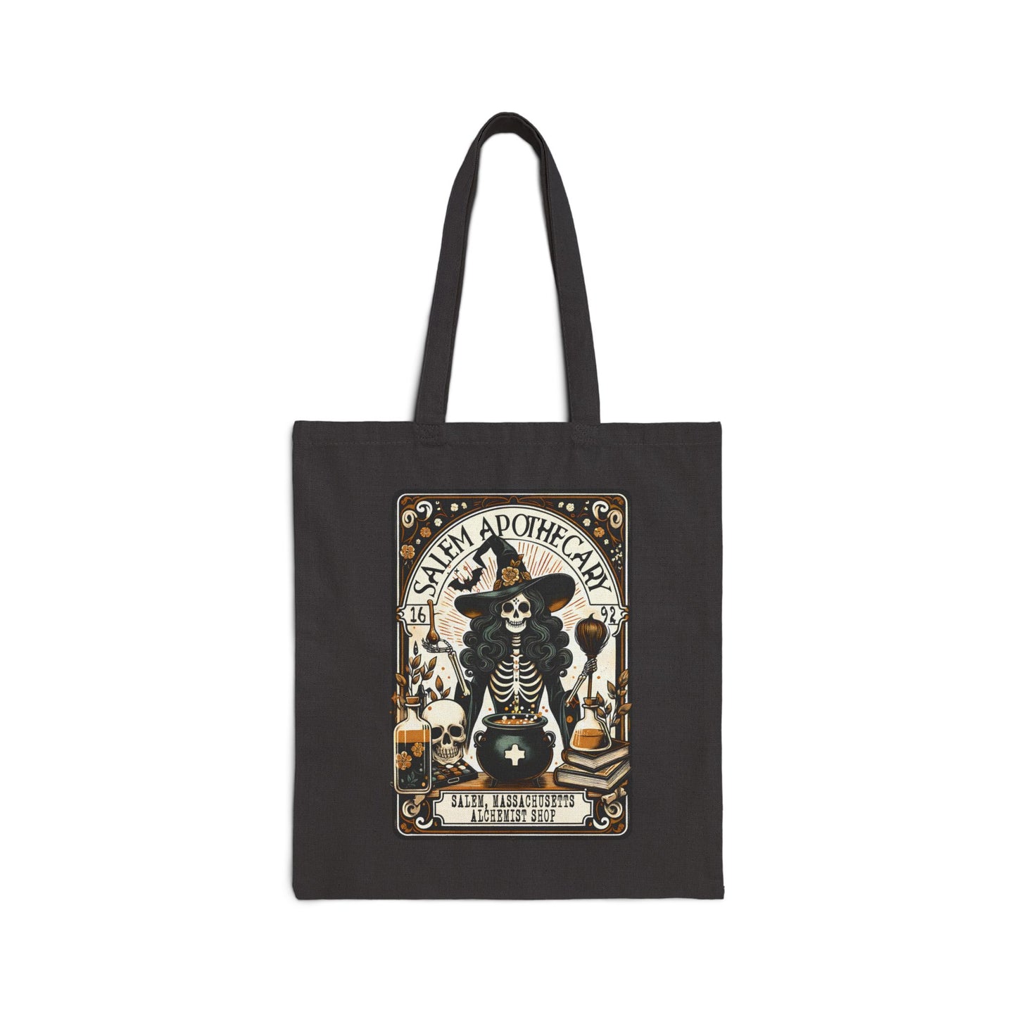 Salem Apothecary Cotton Canvas Tote Bag
