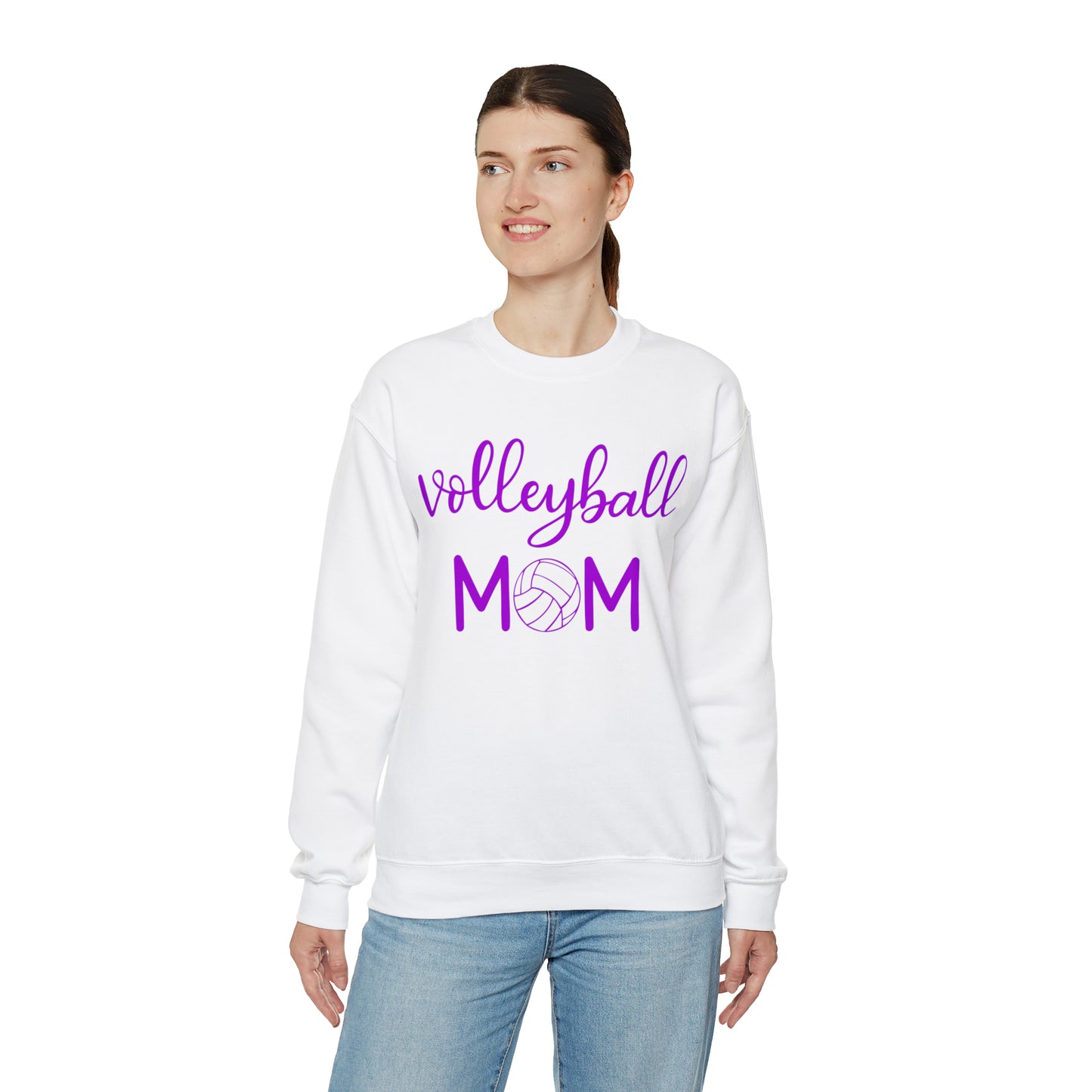 Volleyball Mom Heavy Blend™ Crewneck Sweatshirt