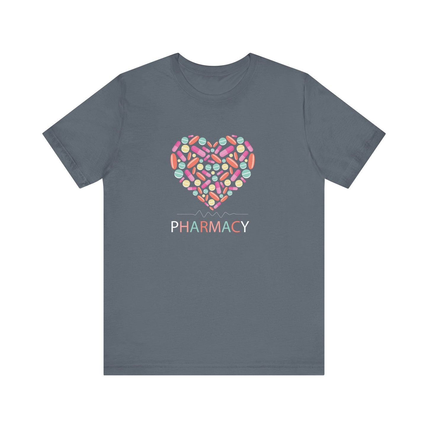 Pharmacy Pill Heart Jersey Short Sleeve Tee CYOT
