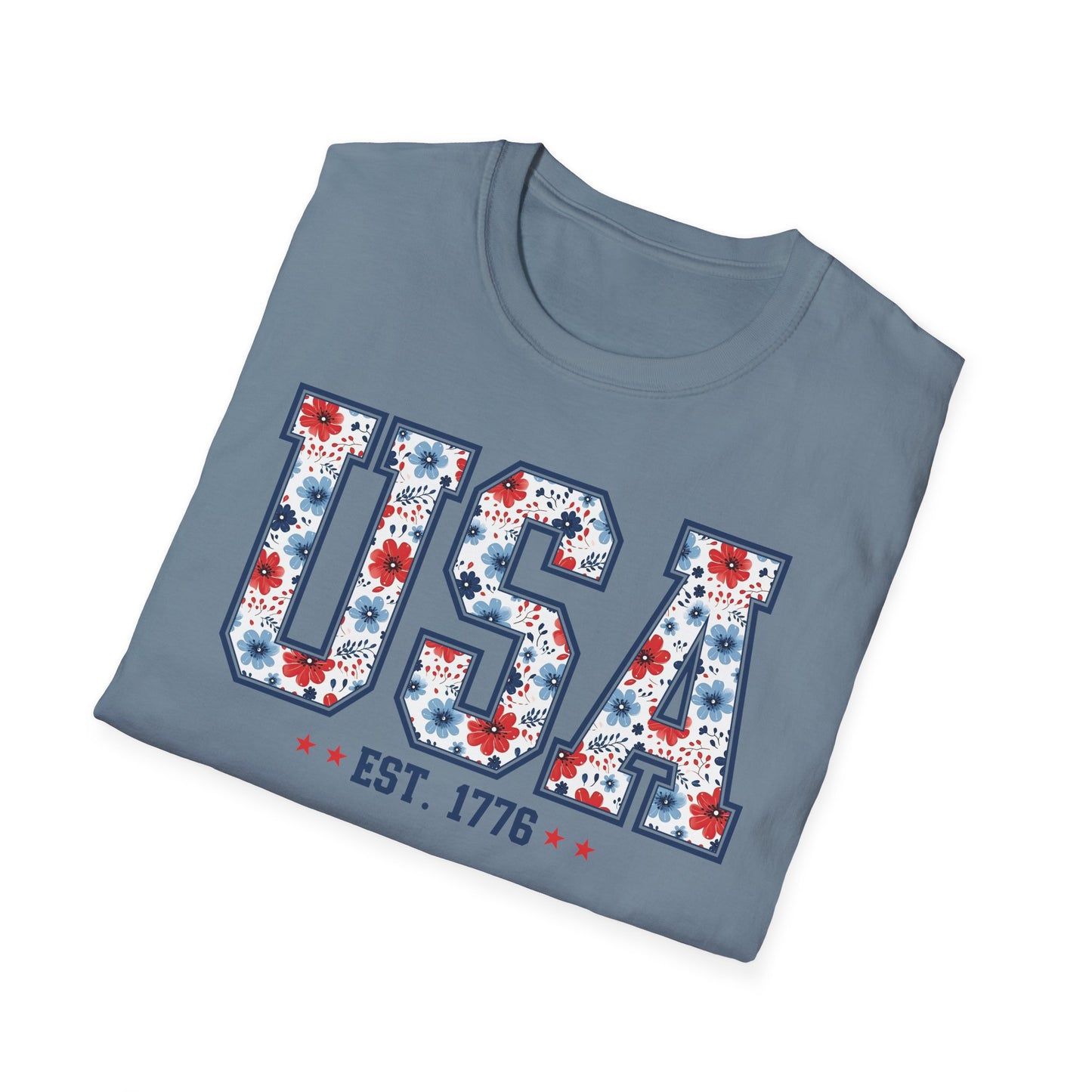 USA EST 1776 Softstyle T-Shirt