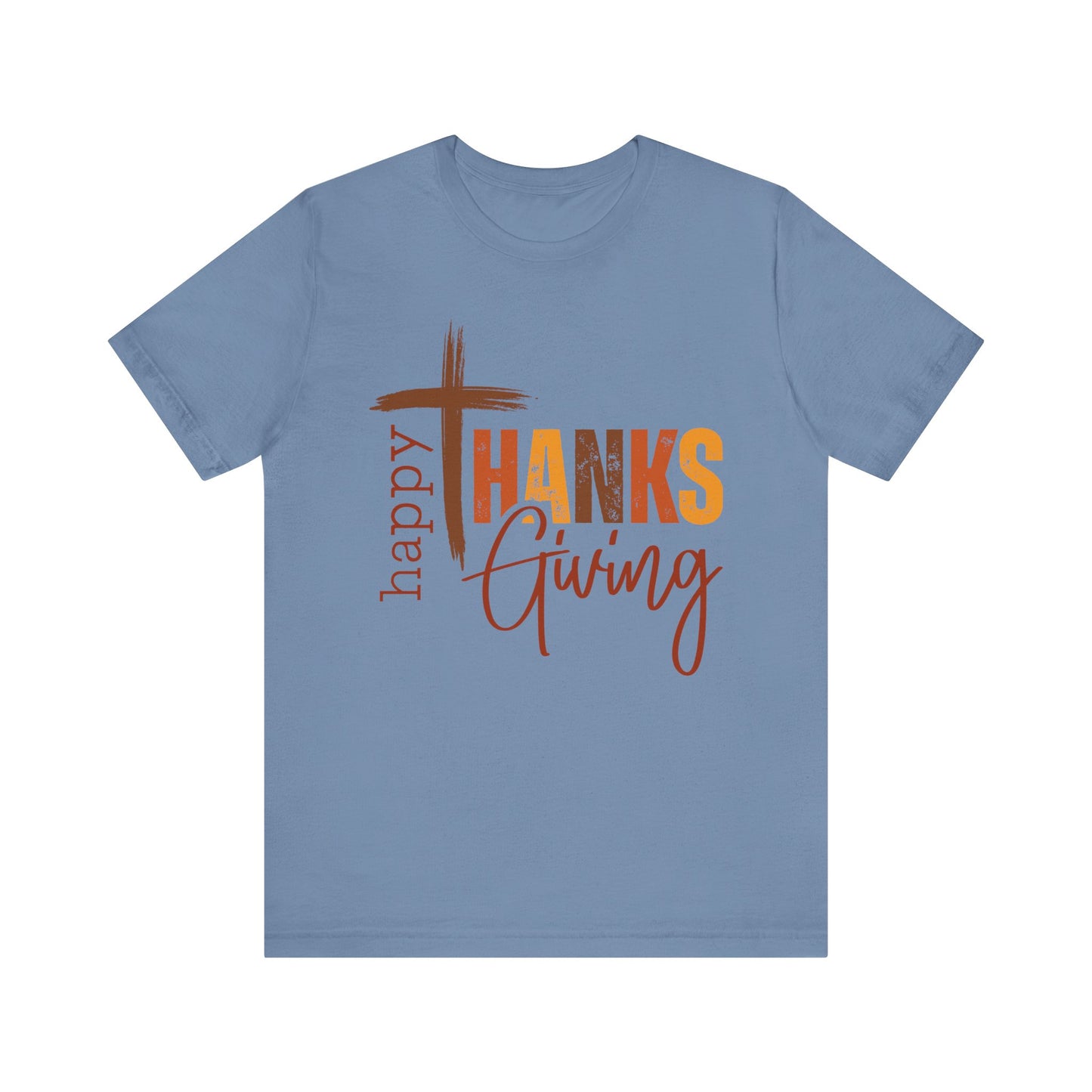 Happy Thanks Giving Jersey Short Sleeve Tee