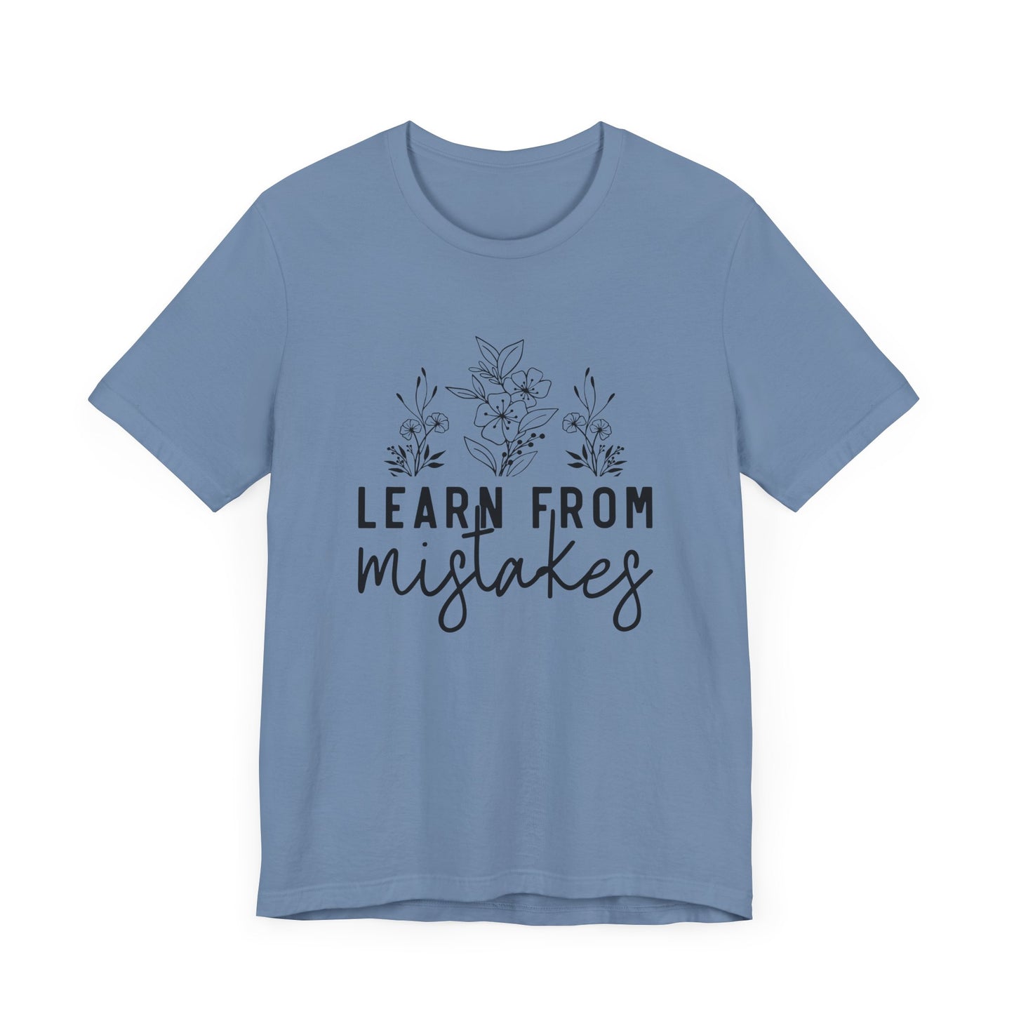 Learn From Mistakes Jersey Short Sleeve Tee