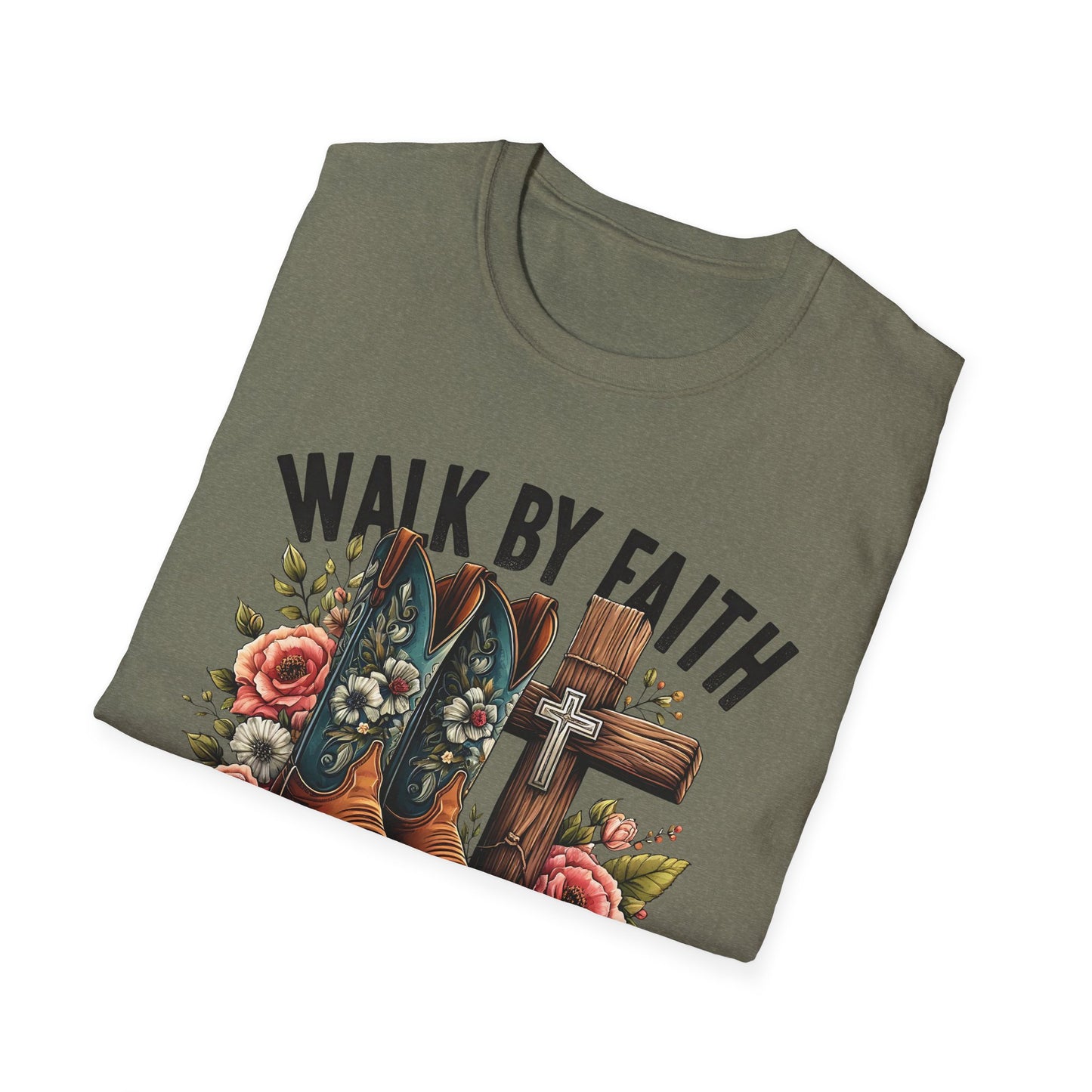 Walk By Faith Even When You Cannot See Softstyle T-Shirt