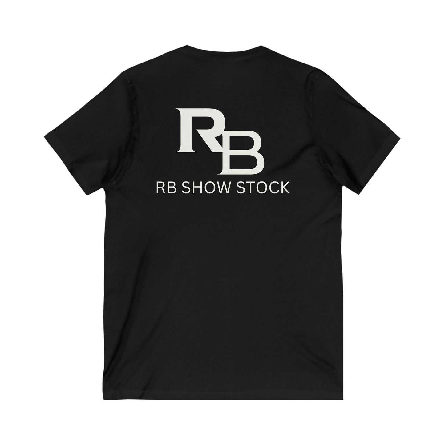 RB White CYOT Jersey Short Sleeve V-Neck Tee