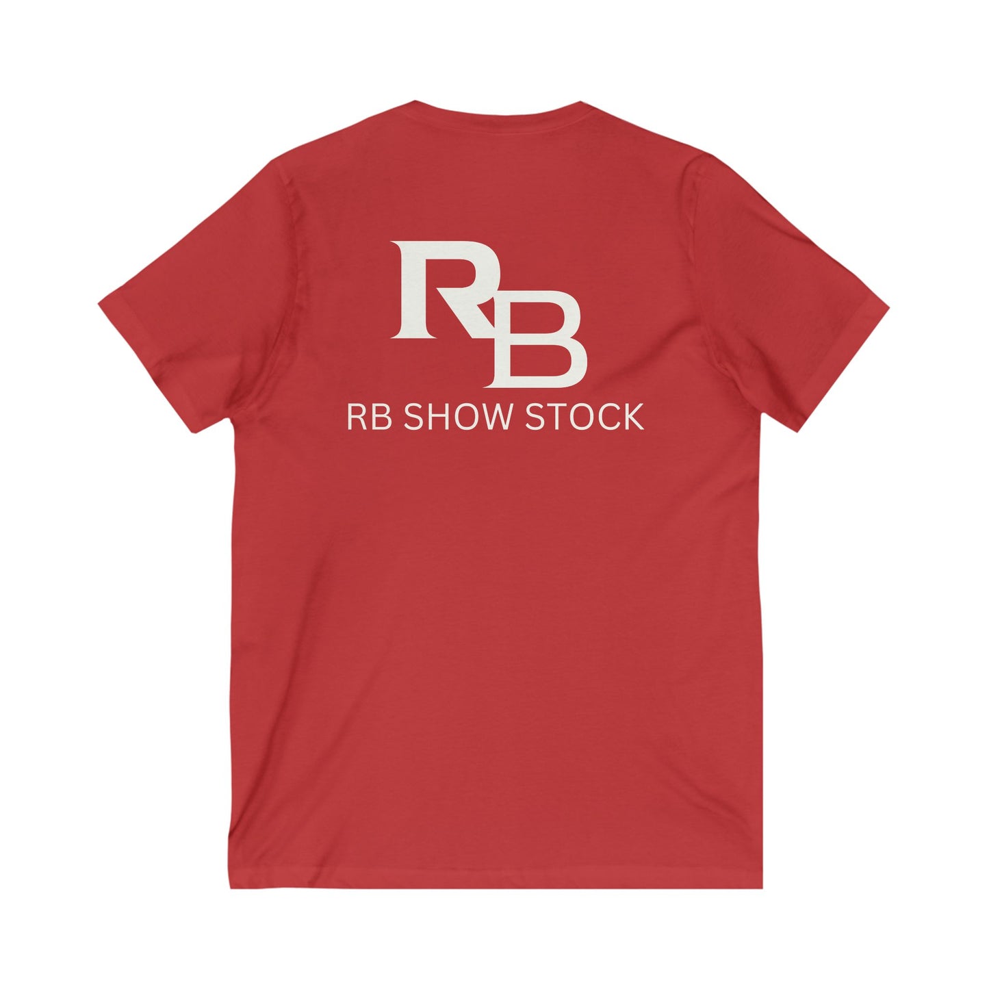 RB White CYOT Jersey Short Sleeve V-Neck Tee