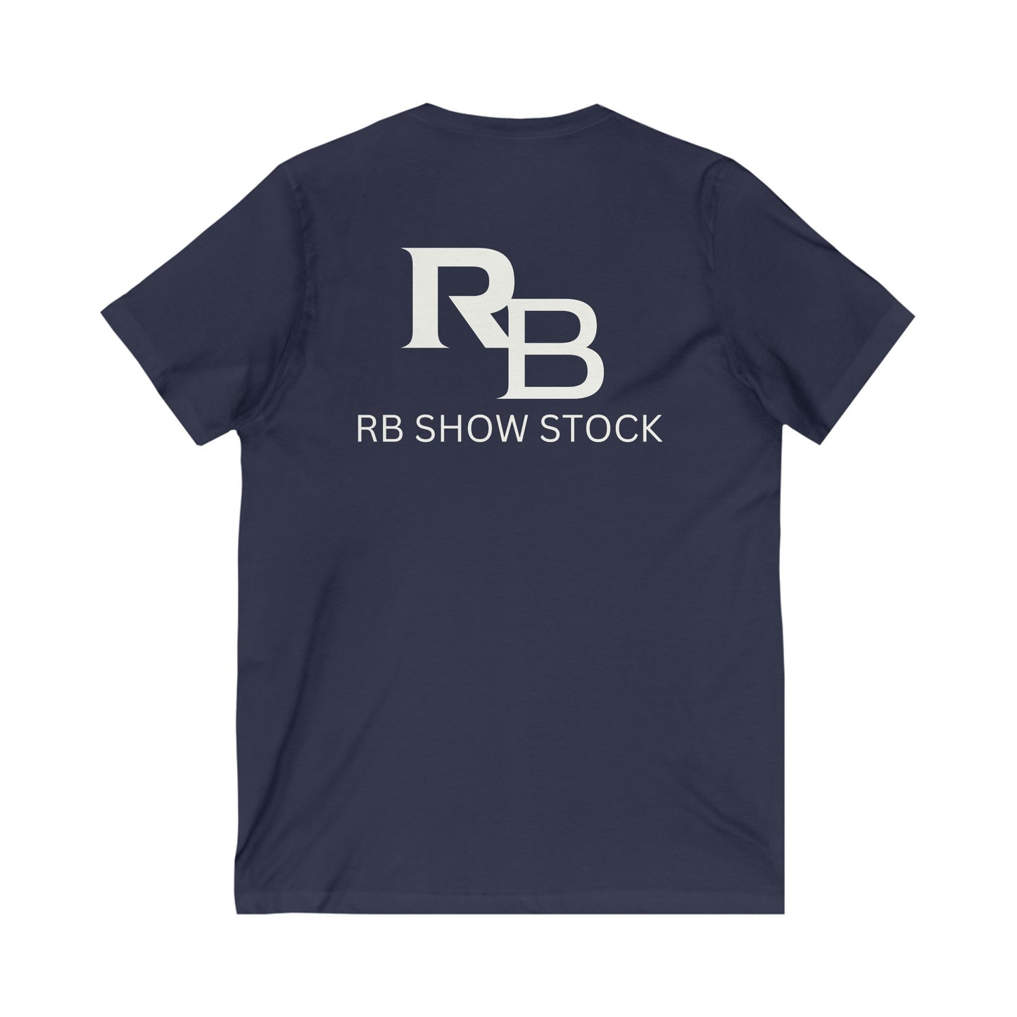 RB White CYOT Jersey Short Sleeve V-Neck Tee