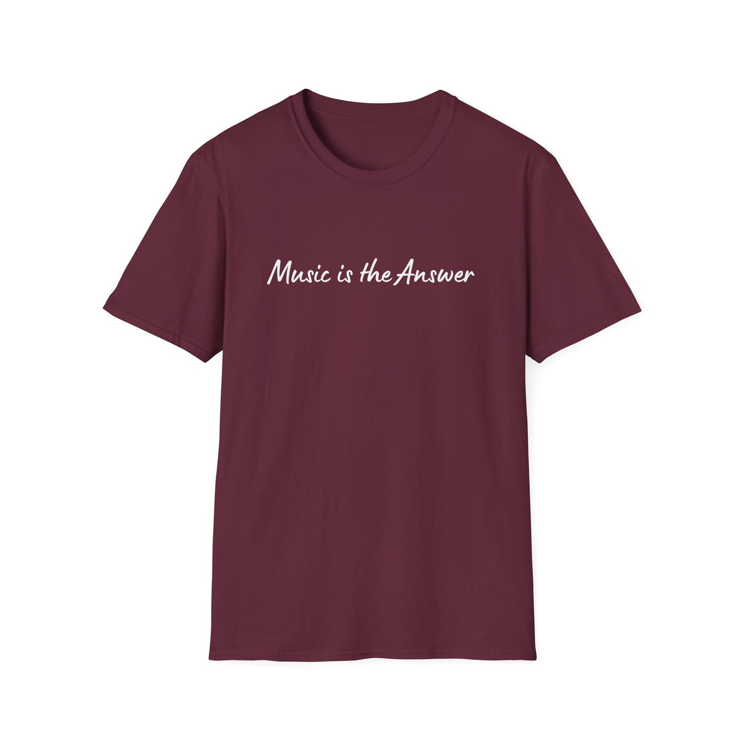 Music Is The Answer Softstyle T-Shirt