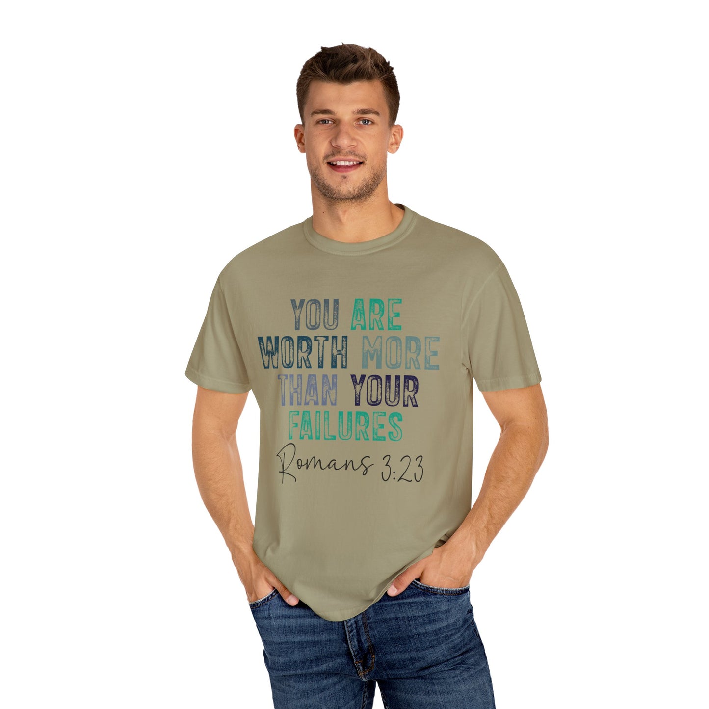 Know Your Worth Garment-Dyed T-shirt