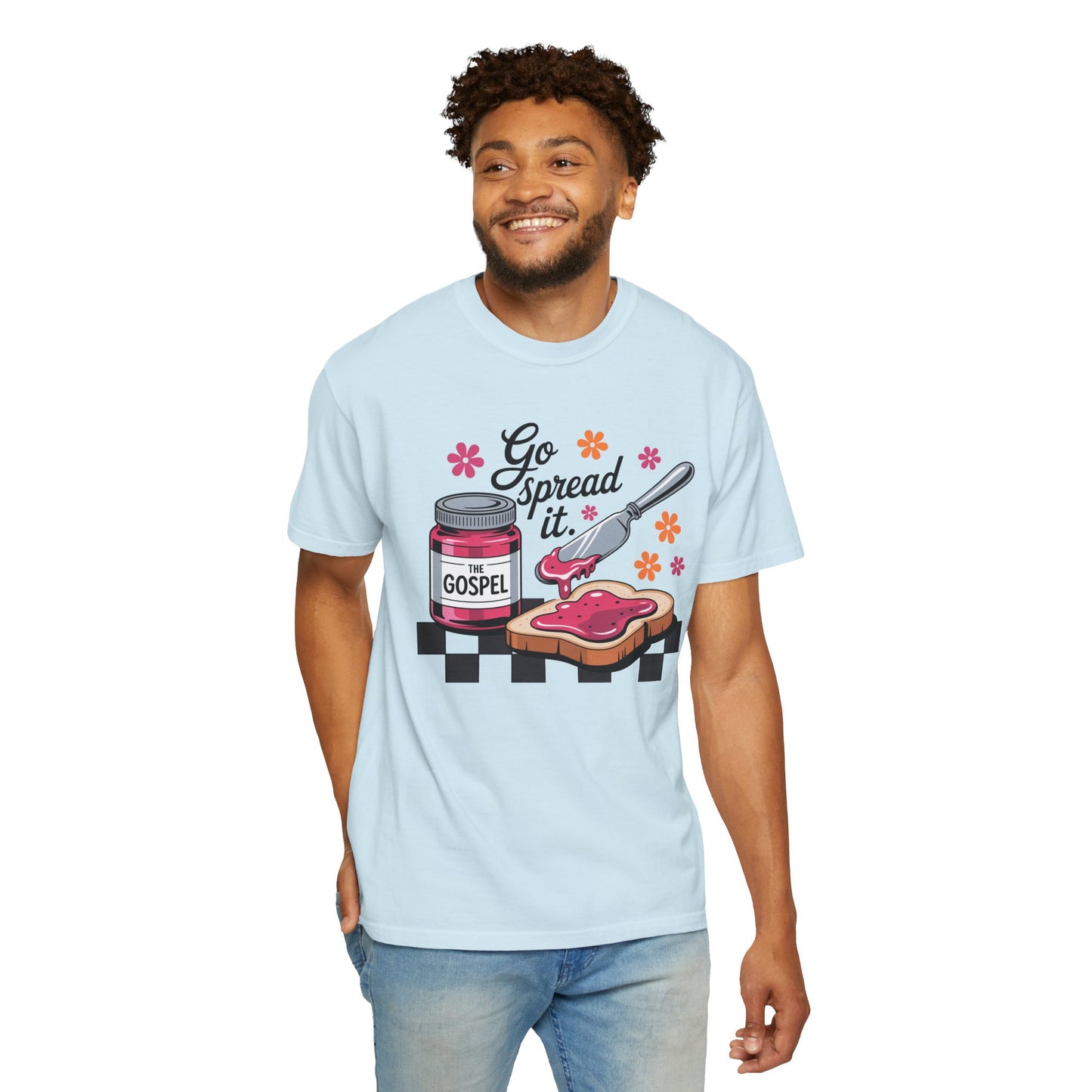 Go Spread It Garment-Dyed T-shirt