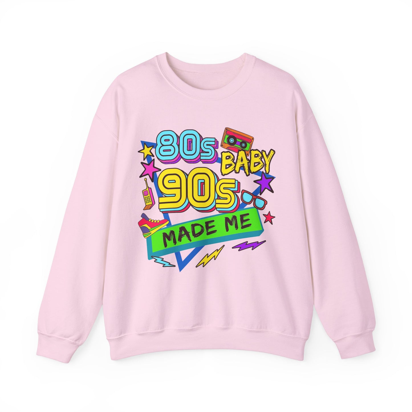 80s Baby 90s Made Me Heavy Blend™ Crewneck Sweatshirt
