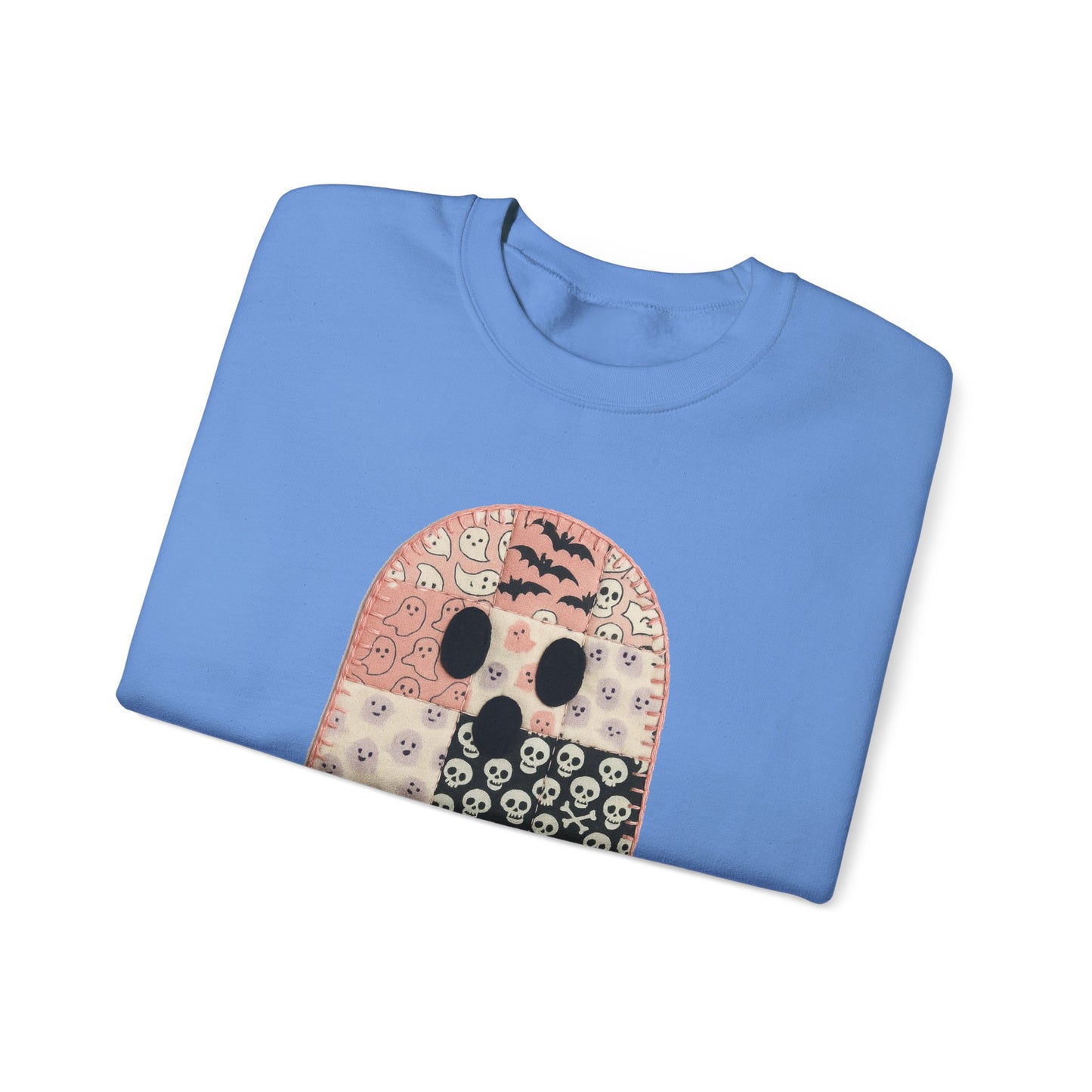 Patchwork Ghost Heavy Blend™ Crewneck Sweatshirt