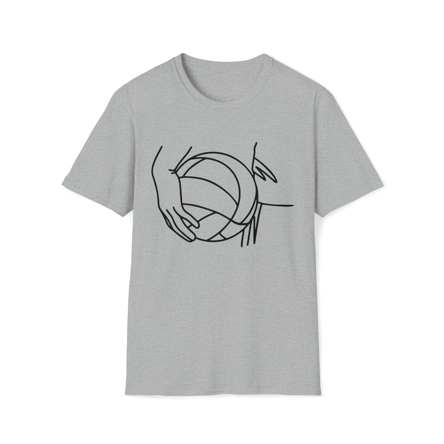 Hand with Volleyball Softstyle T-Shirt