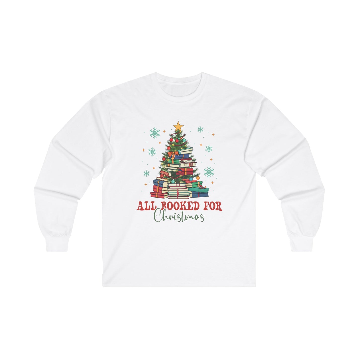 All Booked For Christmas Ultra Cotton Long Sleeve Tee
