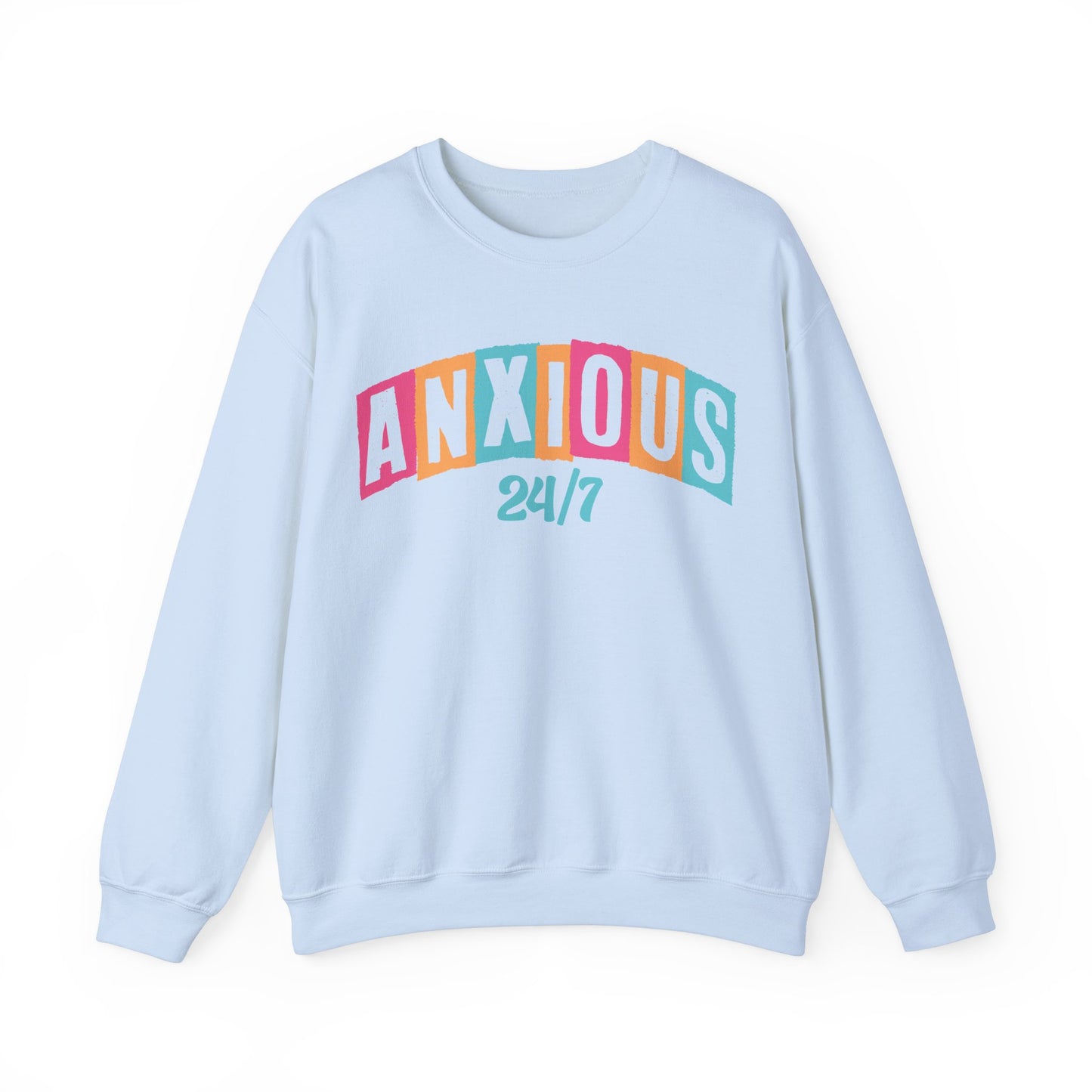 Anxious 24/7 Heavy Blend™ Crewneck Sweatshirt