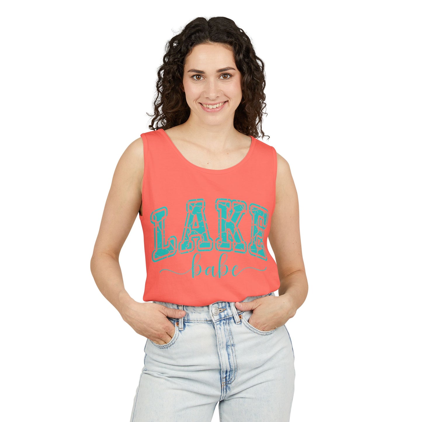 Lake Babe Garment-Dyed Tank Top