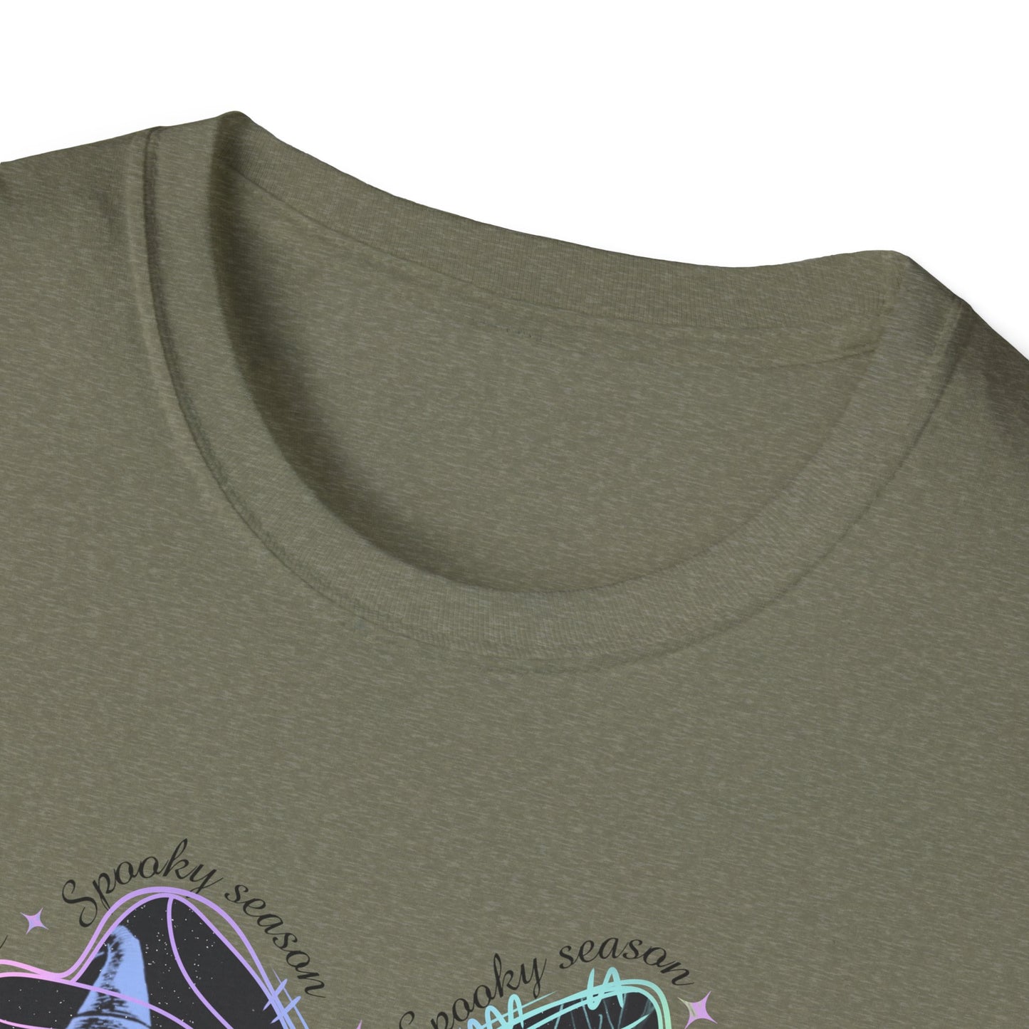 Neon Spooky Bow Softstyle T-Shirt