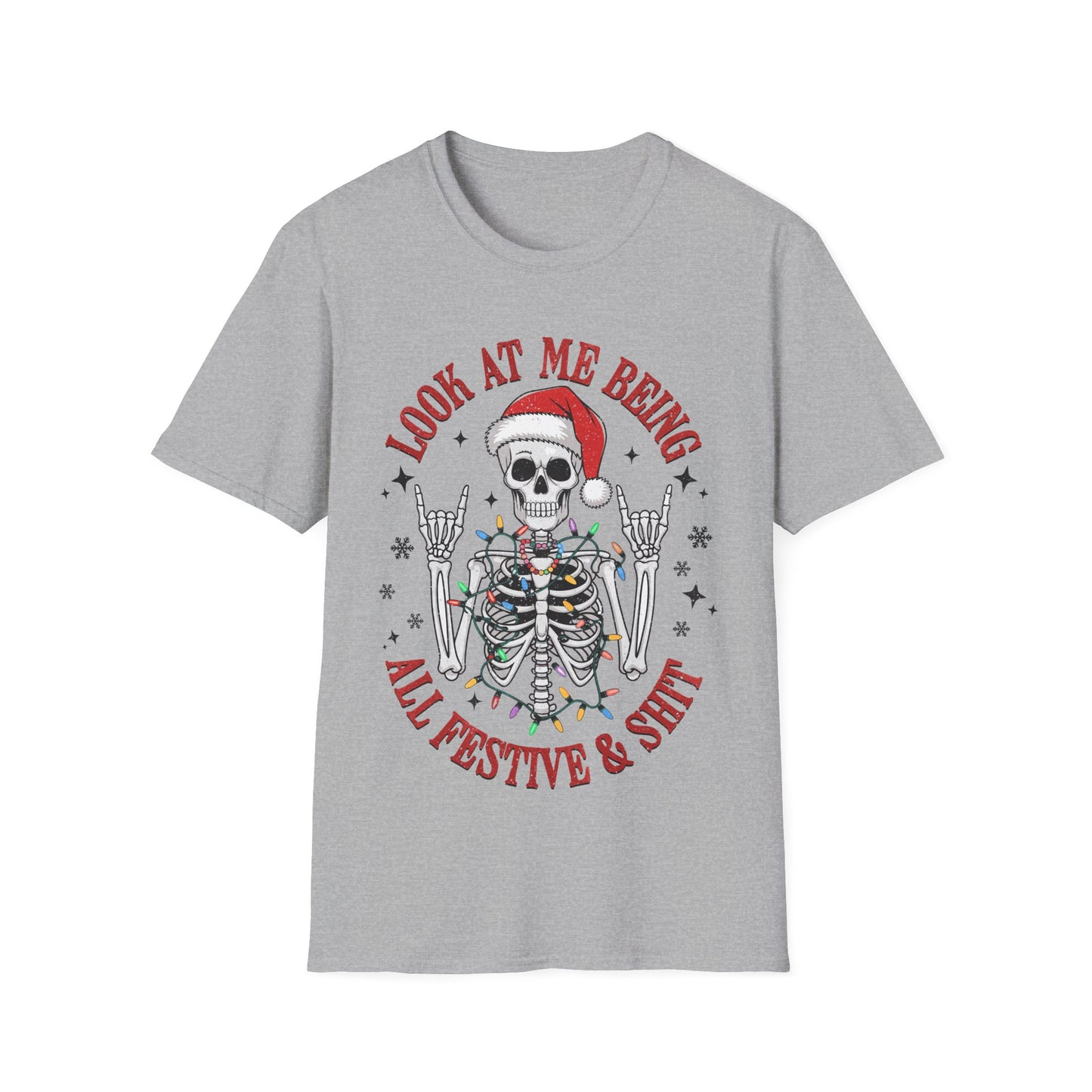 Festive Skellie Softstyle T-Shirt