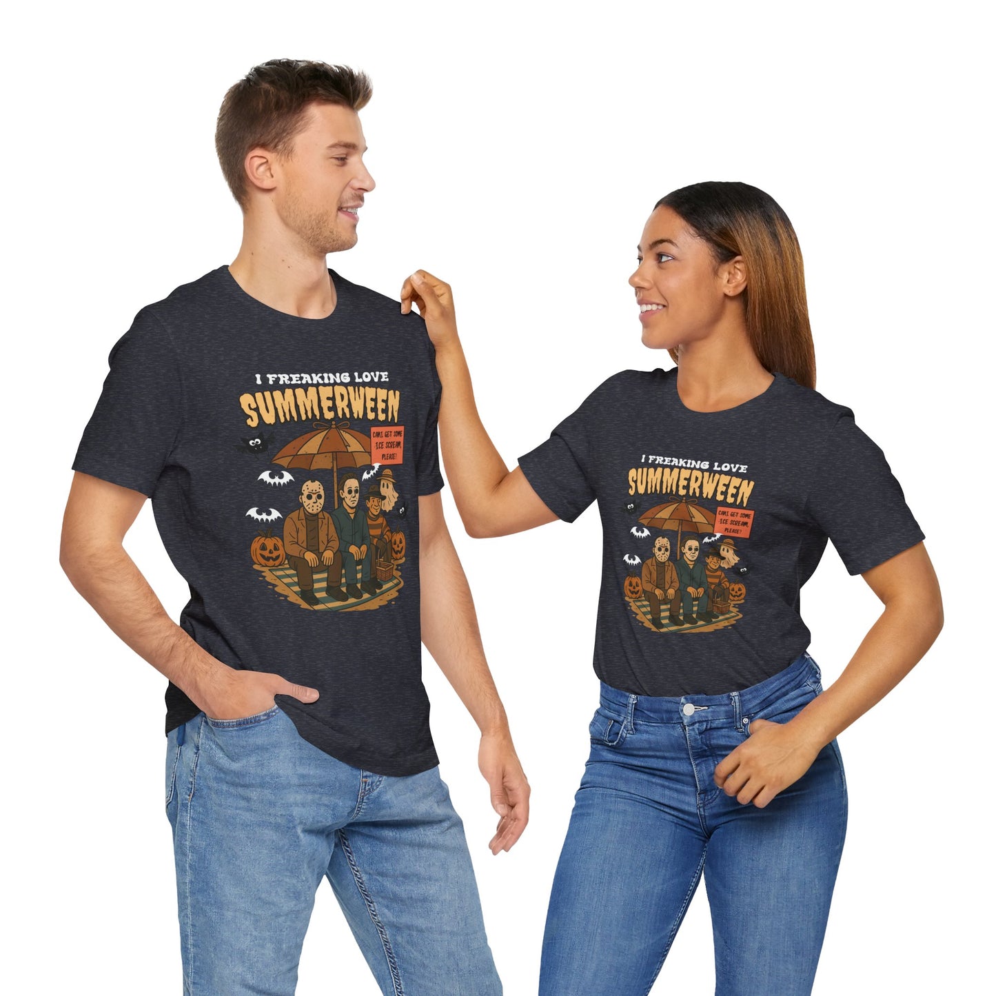 I Freaking Love Summerween Jersey Short Sleeve Tee