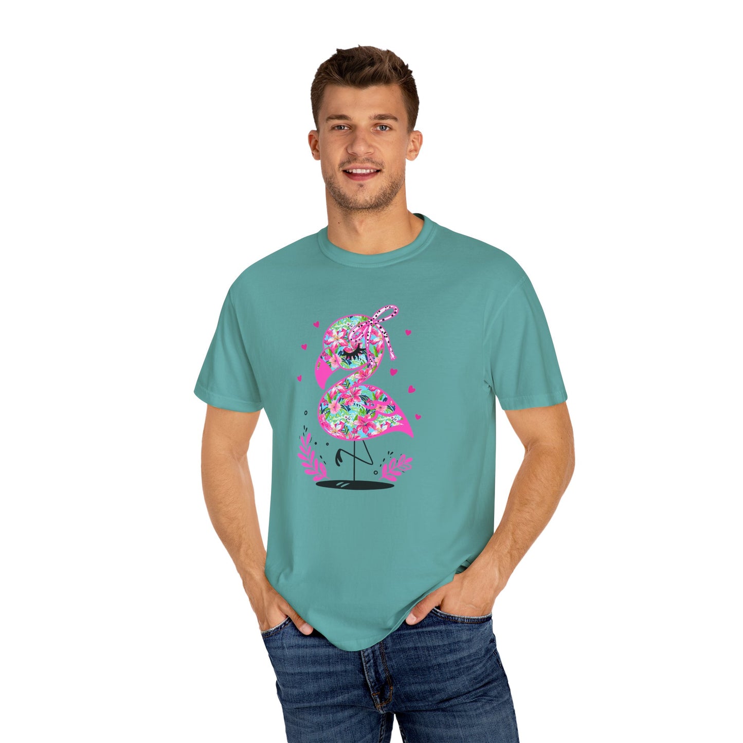 Flamingo Garment-Dyed T-shirt