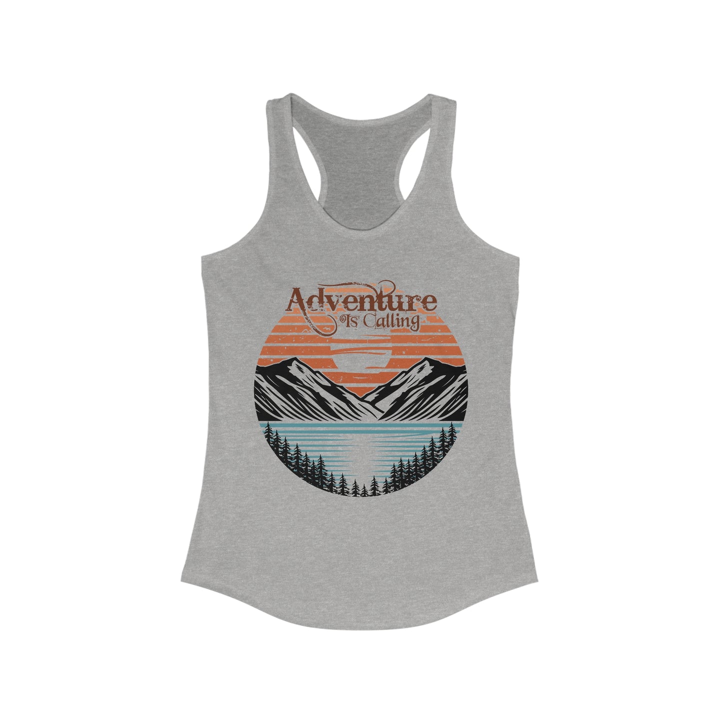 Adventure Is Calling Women's Ideal Racerback Tank