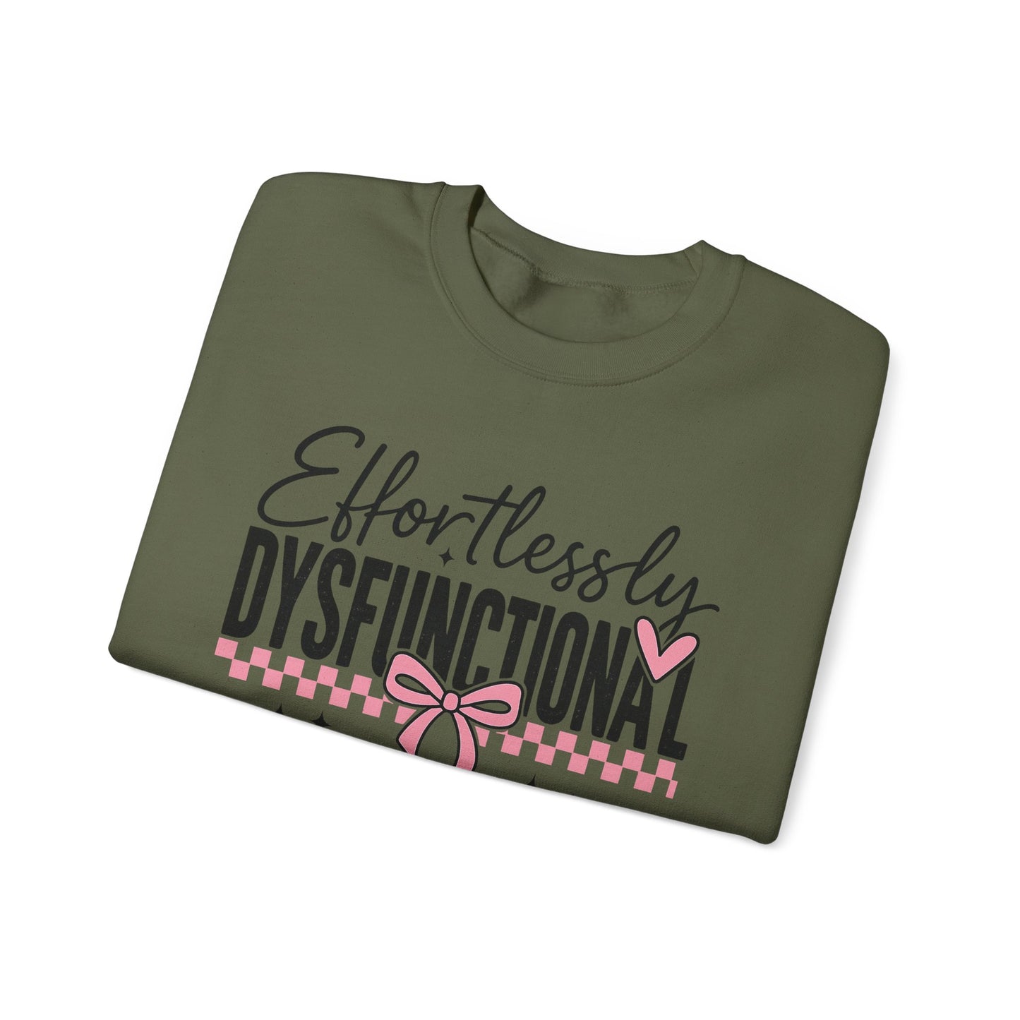 Effortlessly Dysfunctional Heavy Blend™ Crewneck Sweatshirt