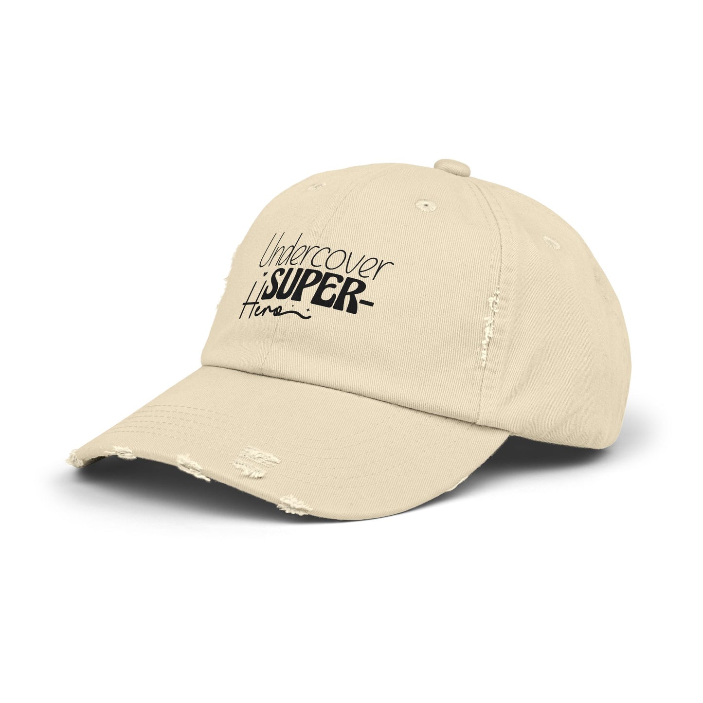 Undercover Super Hero Distressed Cap
