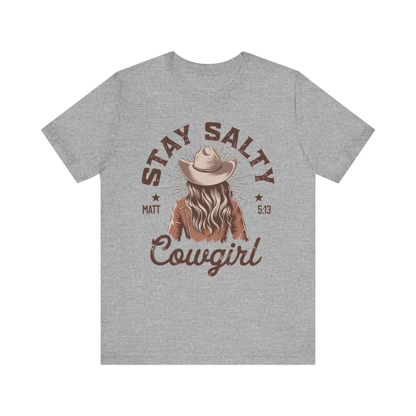 Stay Salty Cowgirl Jersey Short Sleeve Tee