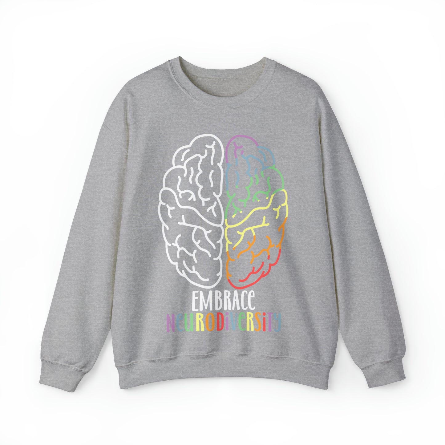 Embrace Neurodiversity Heavy Blend™ Crewneck Sweatshirt