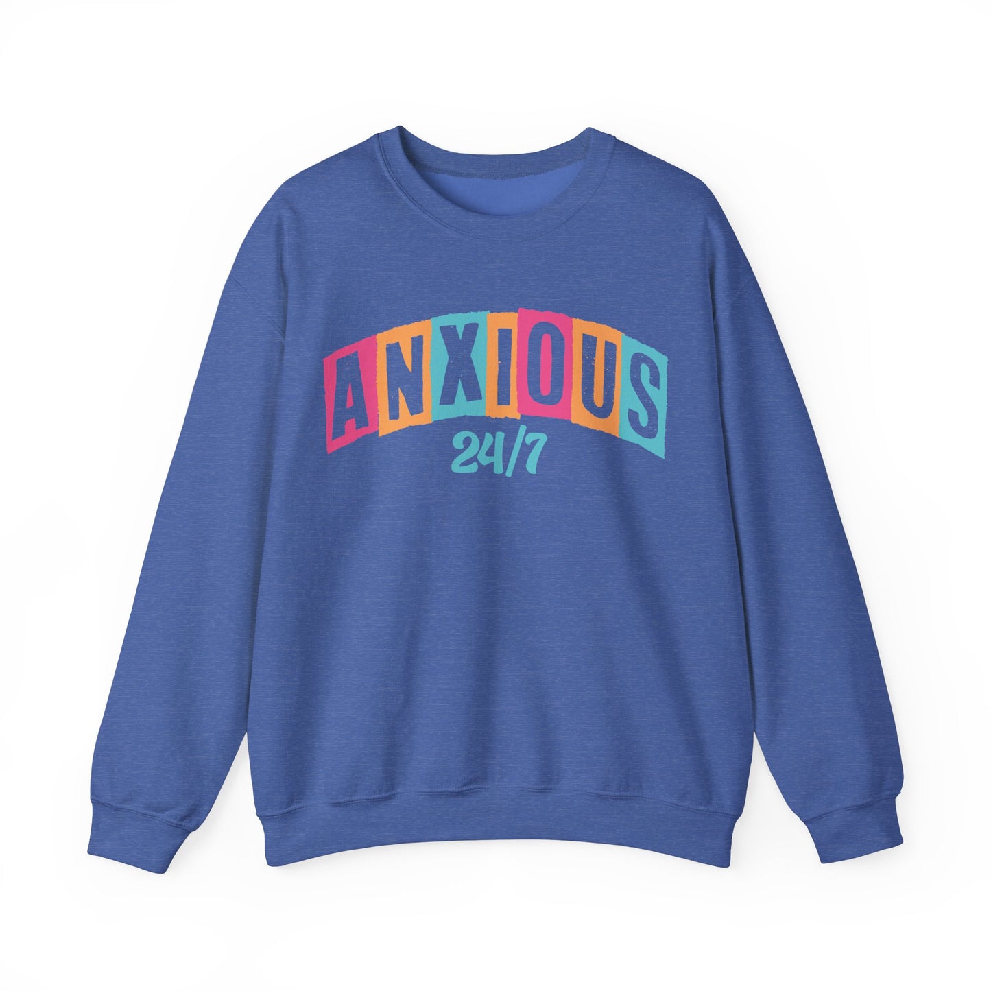 Anxious 24/7 Heavy Blend™ Crewneck Sweatshirt