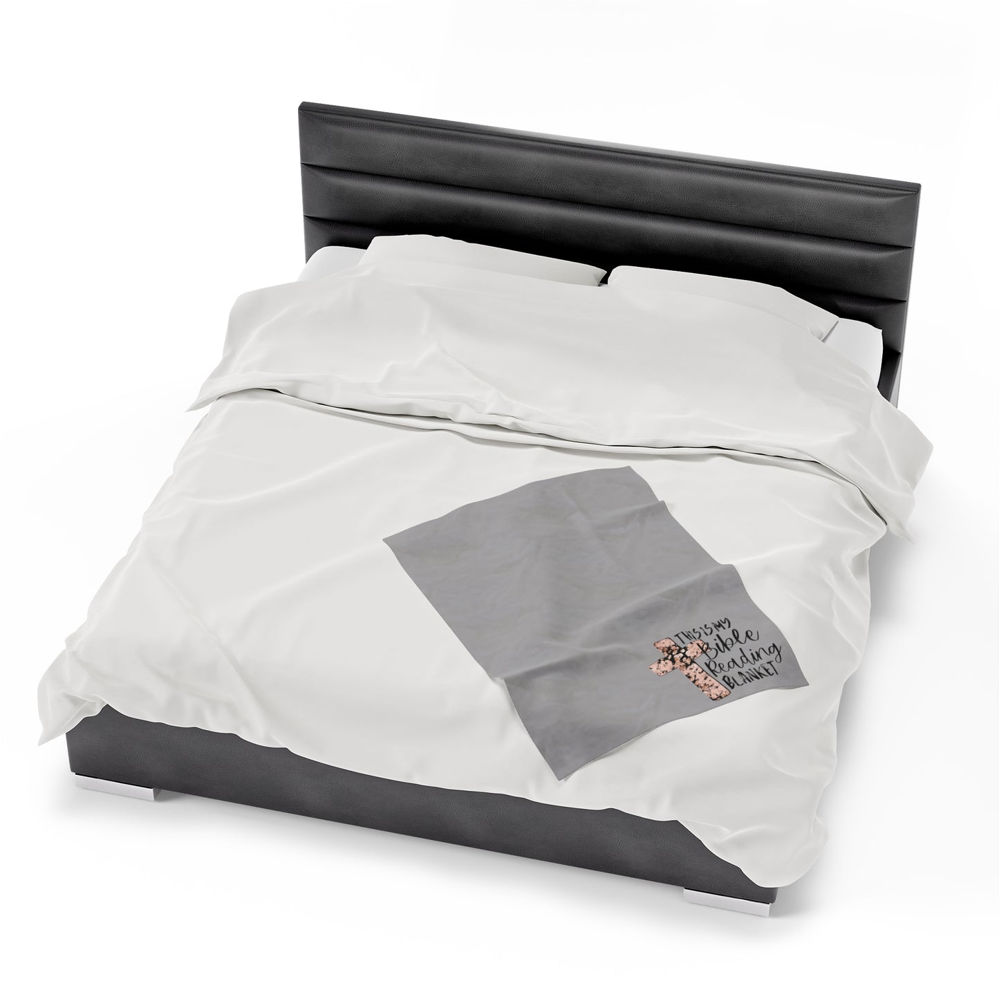 Bible Reading Velveteen Plush Blanket