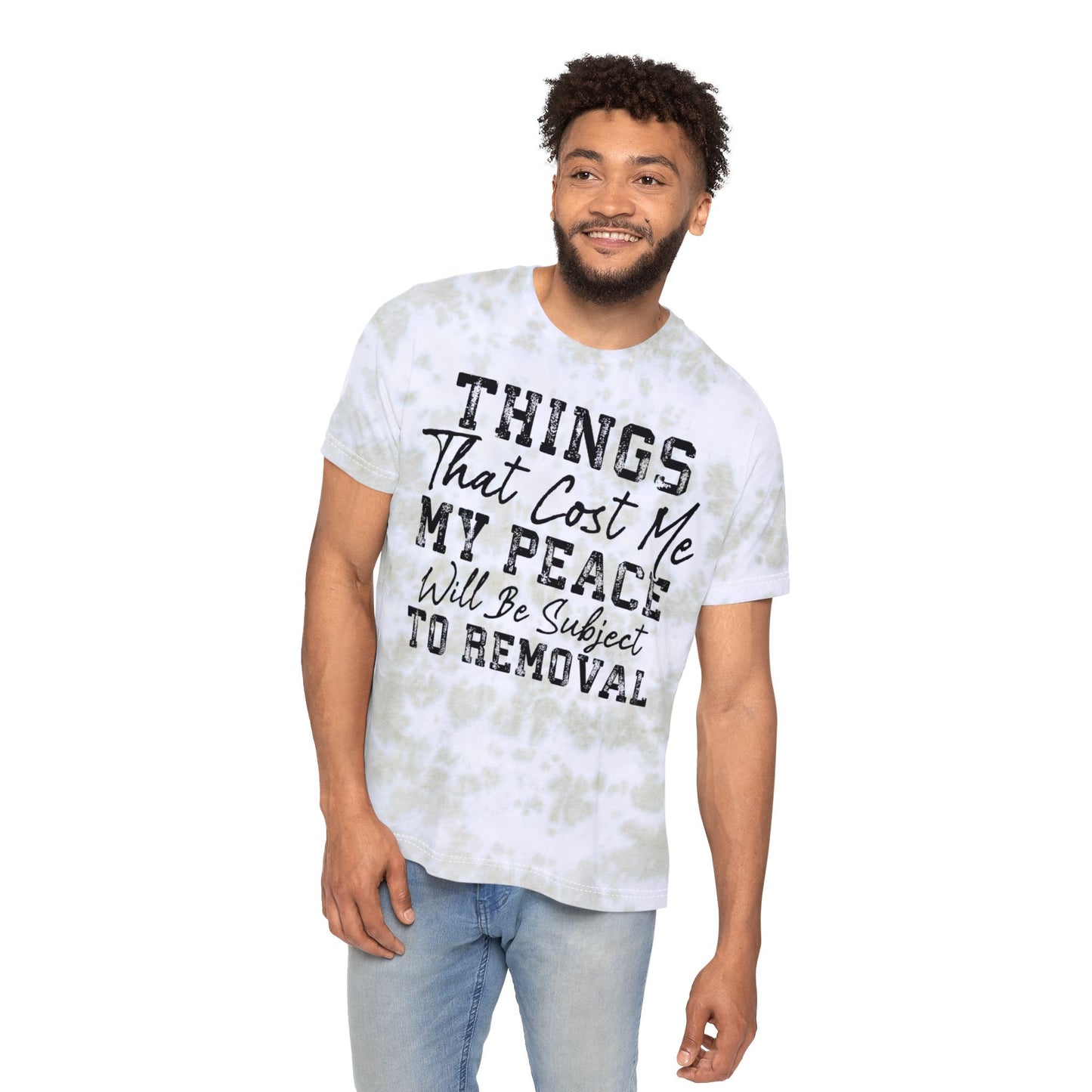 Things That Cost Me My Peace FWD Fashion Tie-Dyed T-Shirt