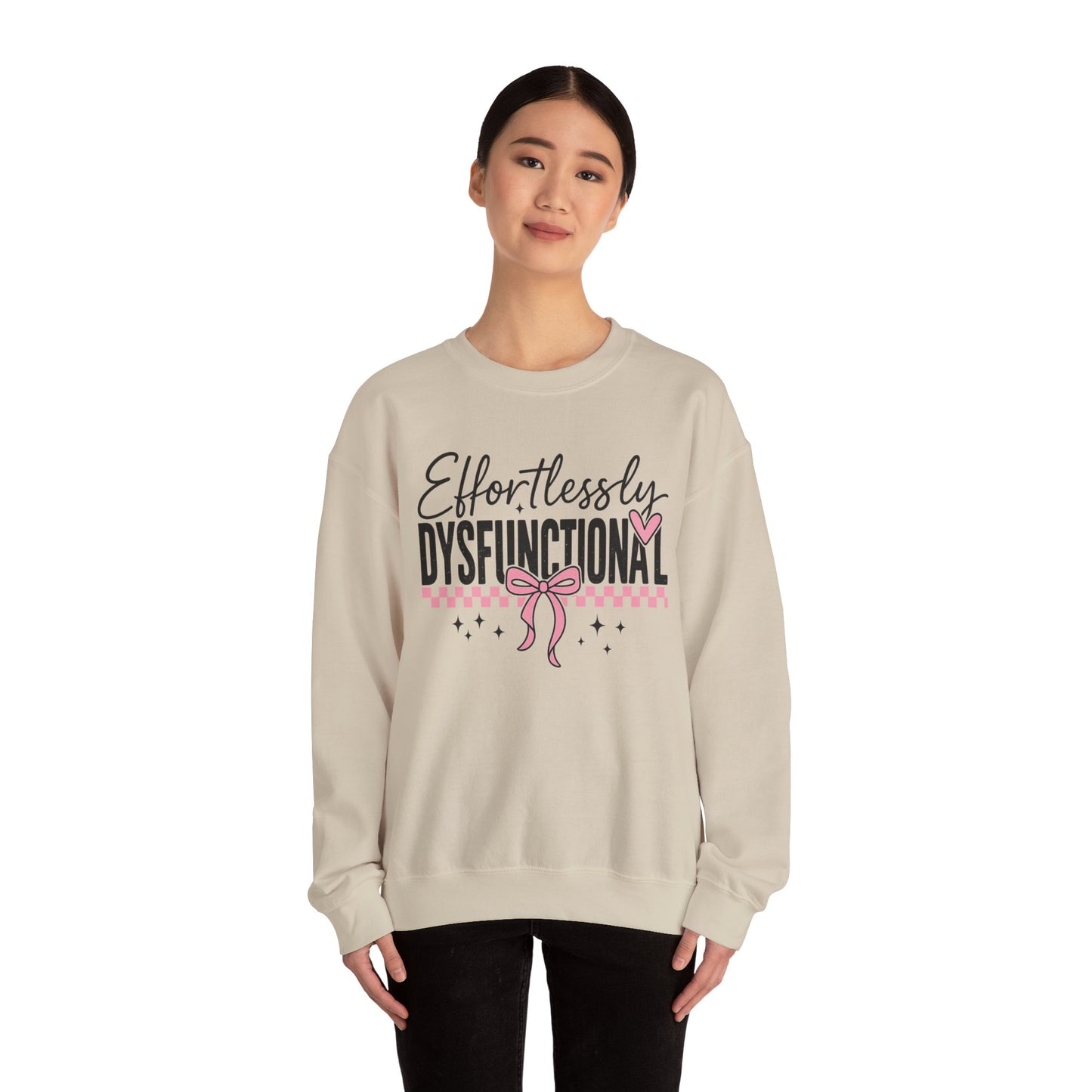 Effortlessly Dysfunctional Heavy Blend™ Crewneck Sweatshirt