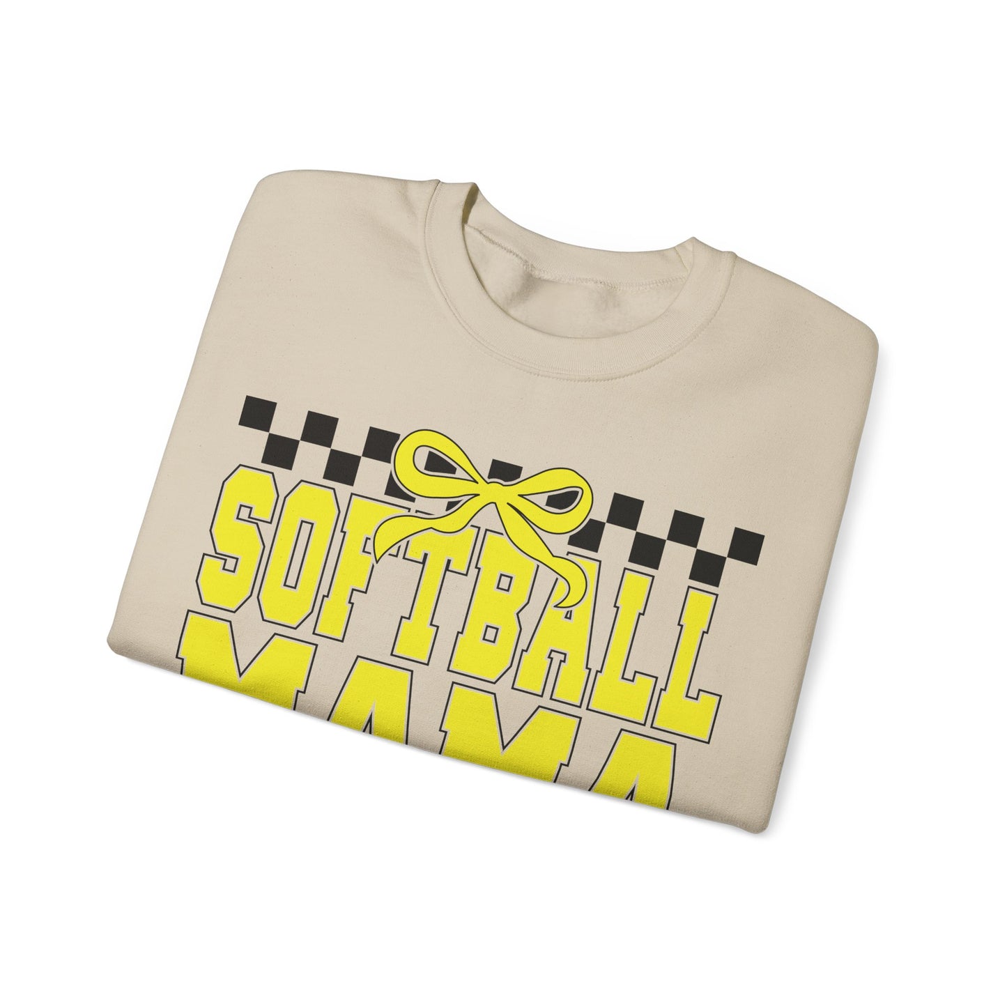Softball Mama Heavy Blend™ Crewneck Sweatshirt