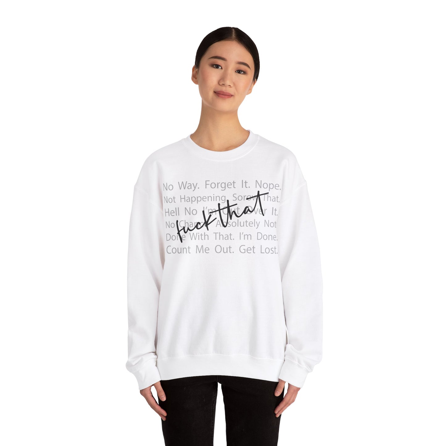 F That Heavy Blend™ Crewneck Sweatshirt