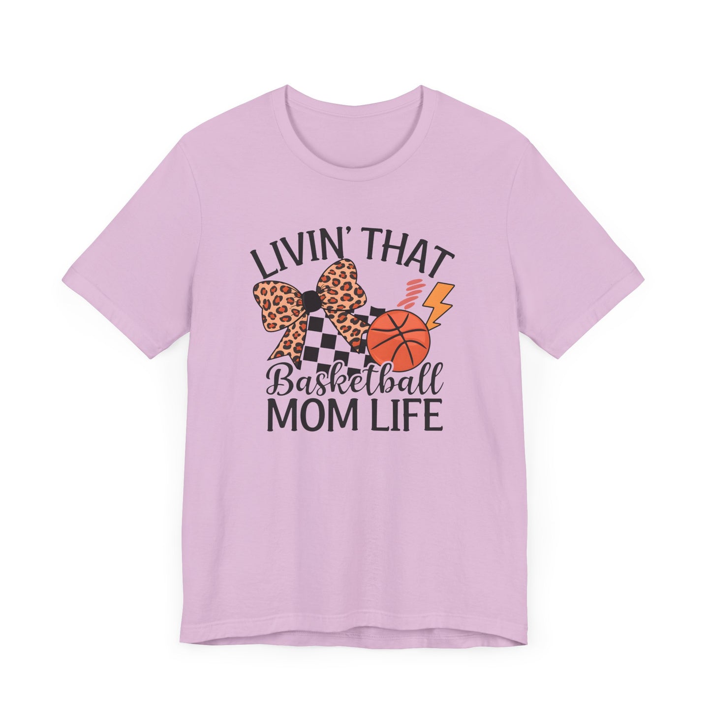 Livin That Basketball Mom Life Jersey Short Sleeve Tee