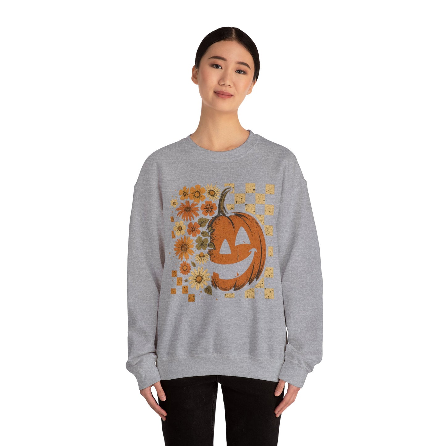 Vintage Jack-o’-lantern Heavy Blend™ Crewneck Sweatshirt