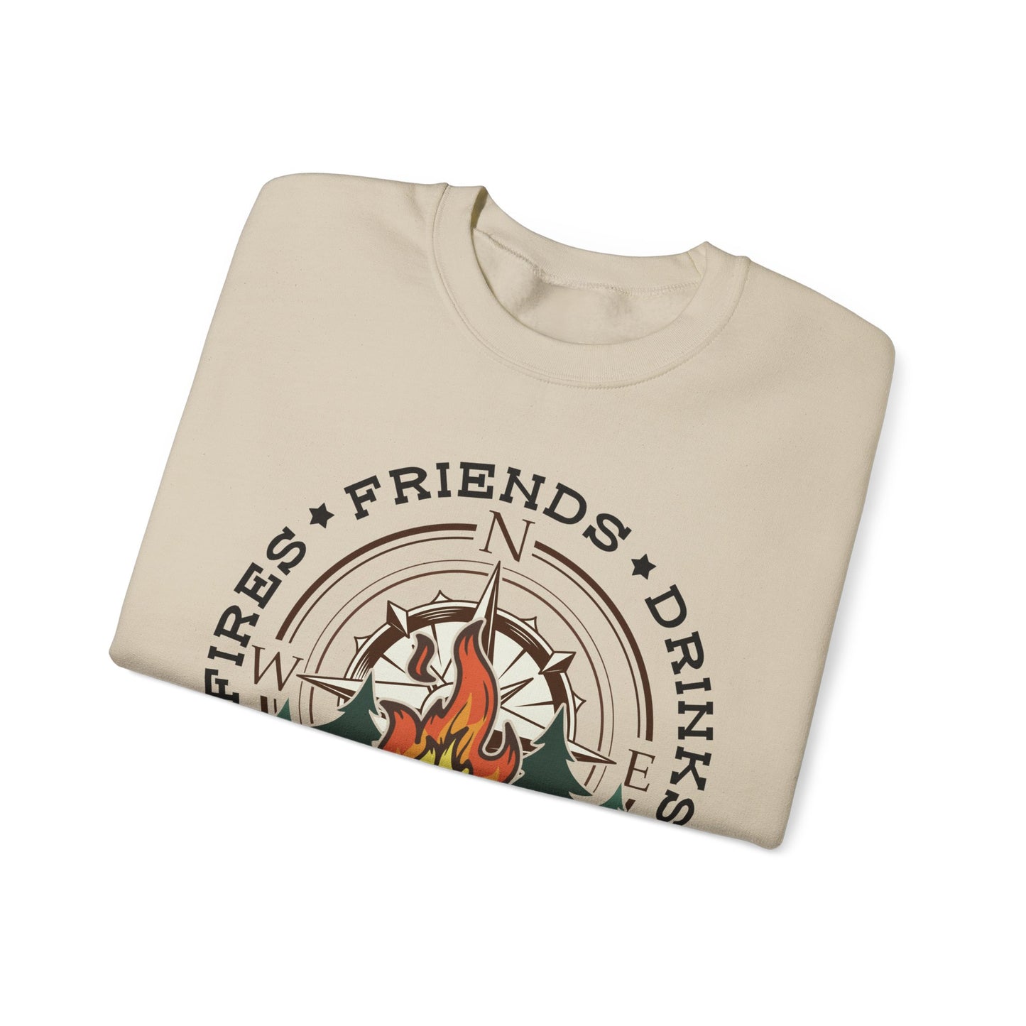 Camping Crew Heavy Blend™ Crewneck Sweatshirt