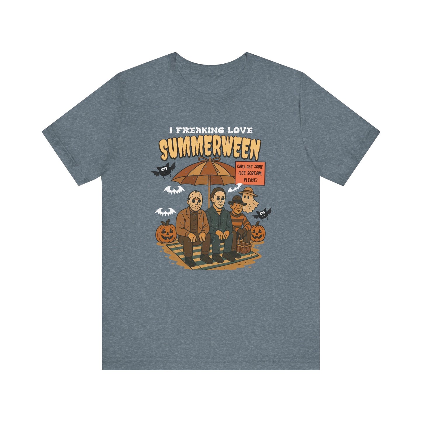 I Freaking Love Summerween Jersey Short Sleeve Tee