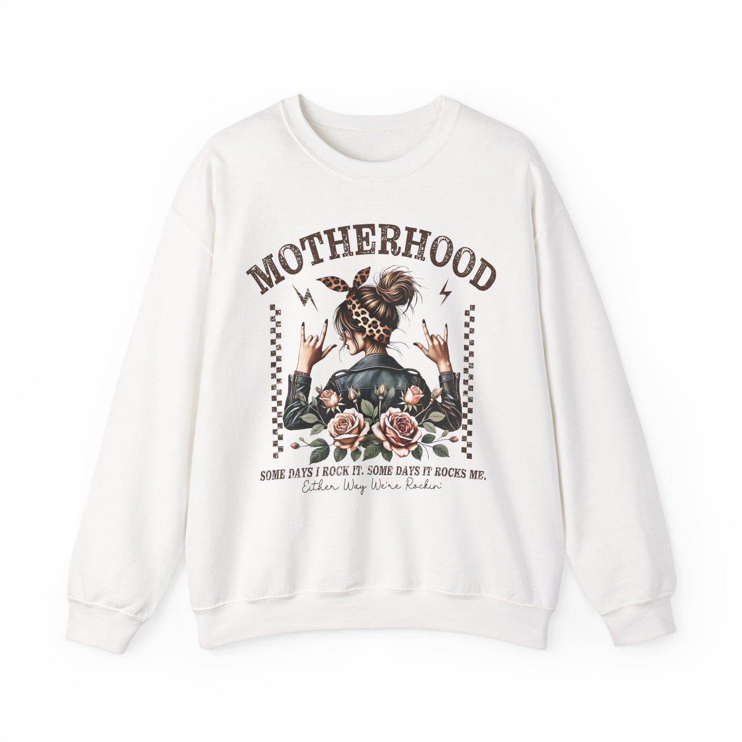 Motherhood Either Way Were Rockin Heavy Blend™ Crewneck Sweatshirt