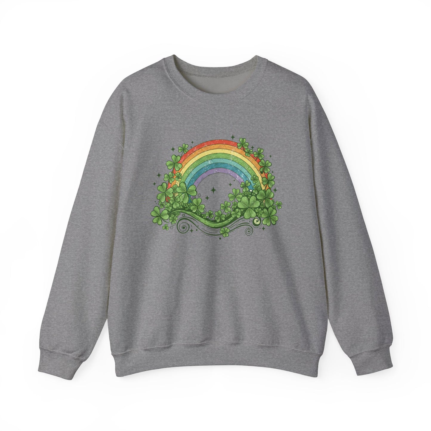 Lucky Rainbow Heavy Blend™ Crewneck Sweatshirt