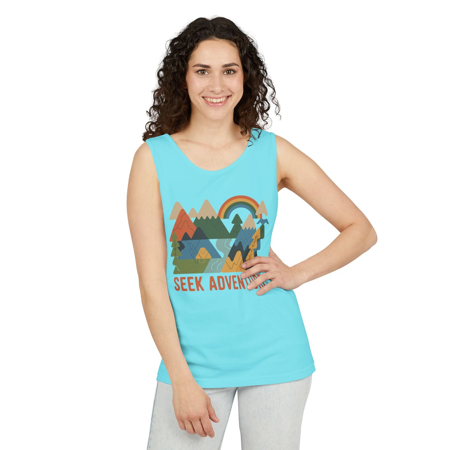 Seek Adventure Garment-Dyed Tank Top
