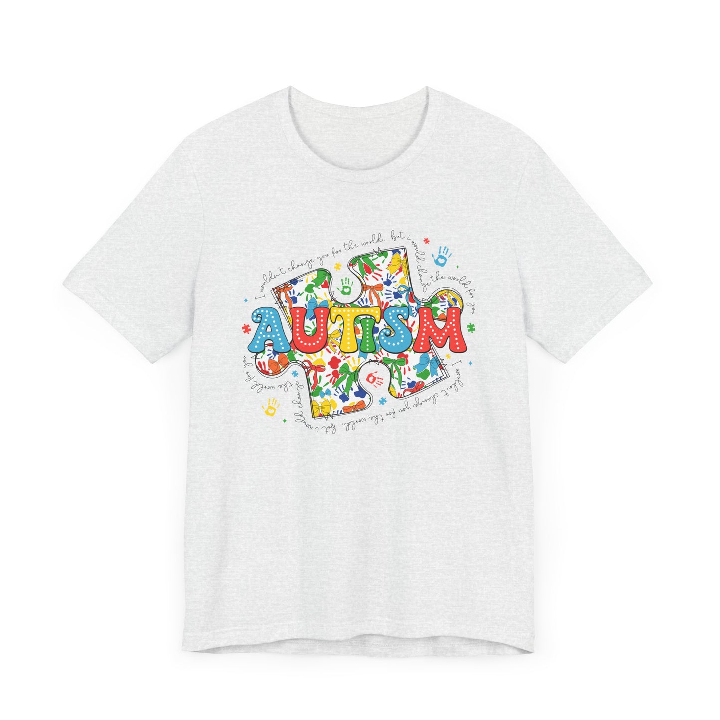 Autism Puzzle Jersey Short Sleeve Tee