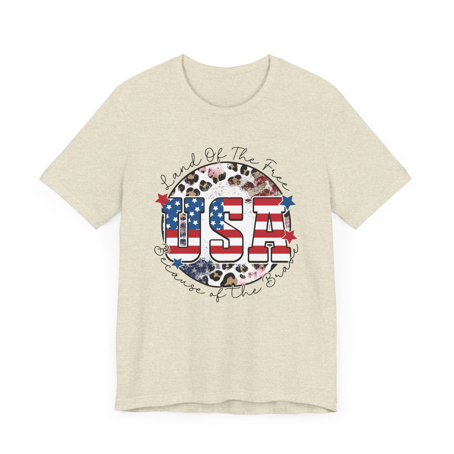 Land Of The Free Jersey Short Sleeve Tee