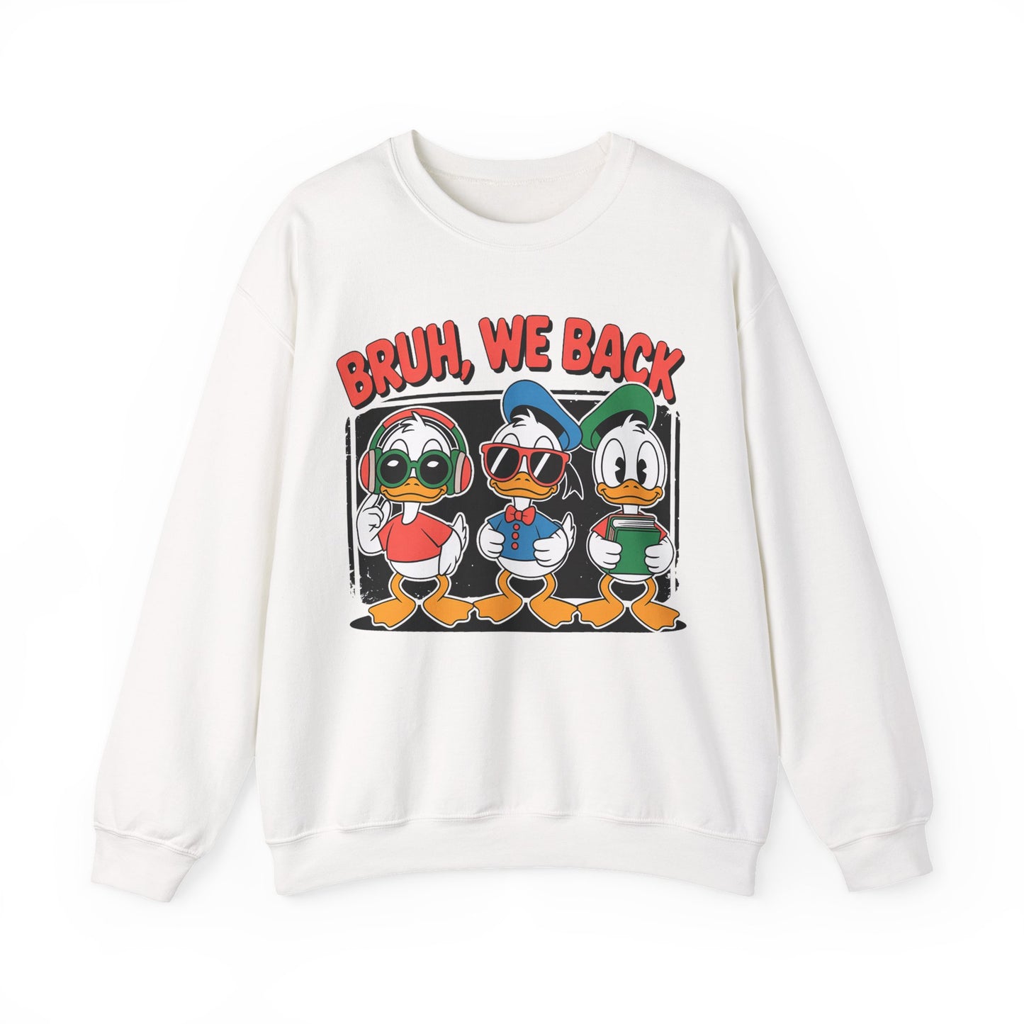 Bruh We Back Ducklings Heavy Blend™ Crewneck Sweatshirt