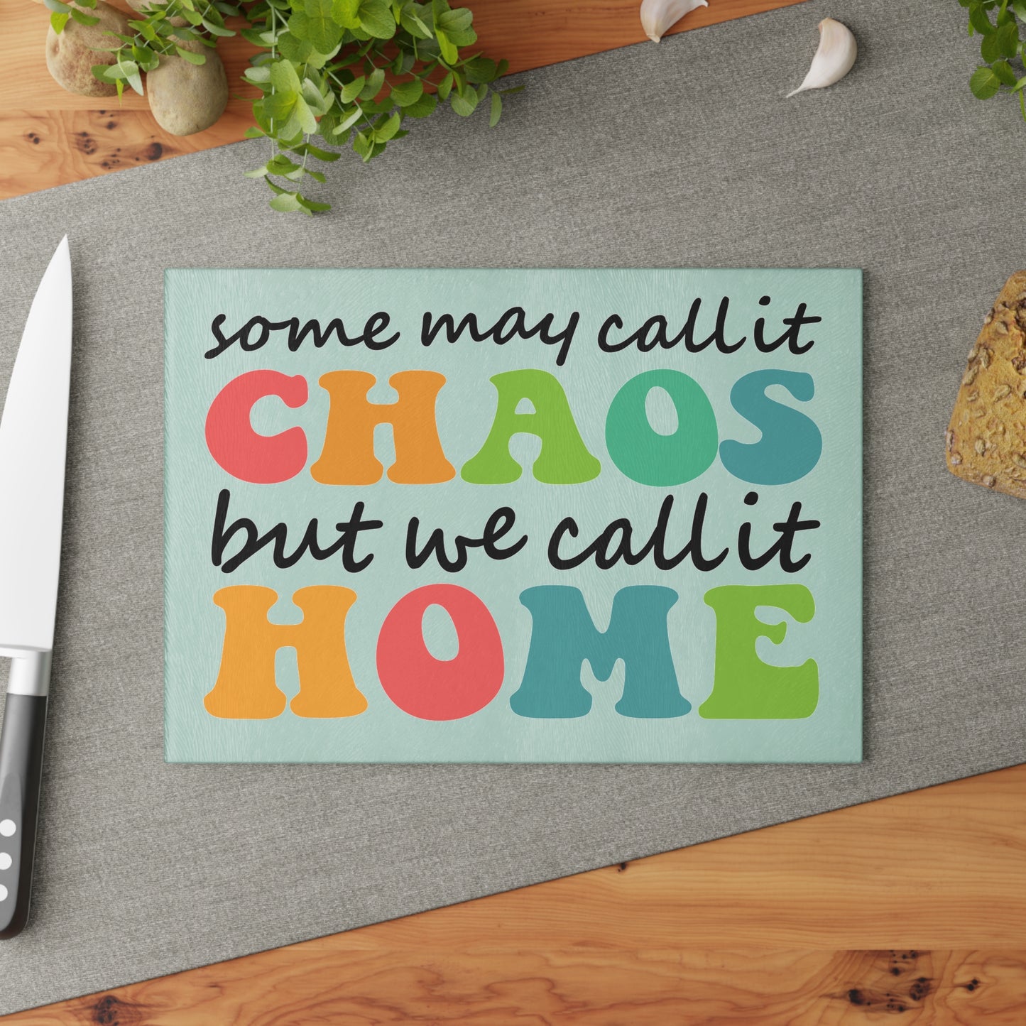 Call It Home Glass Cutting Board