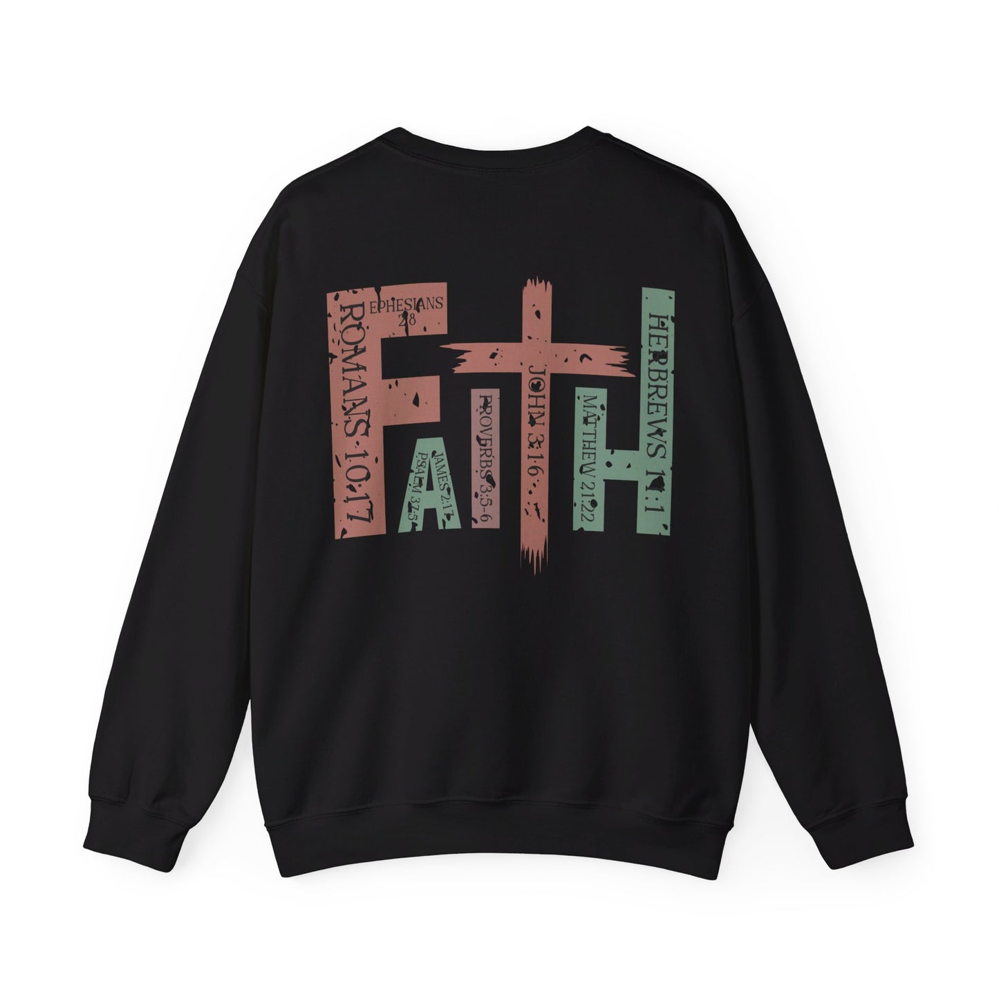 Faith F/B Heavy Blend™ Crewneck Sweatshirt