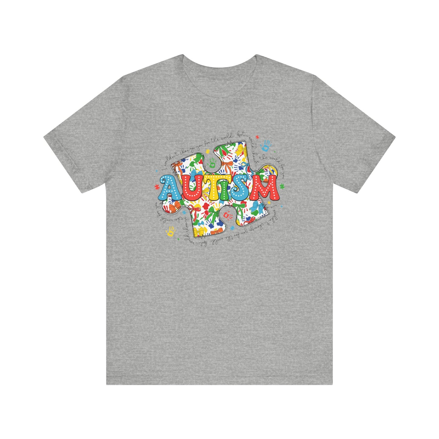 Autism Puzzle Jersey Short Sleeve Tee