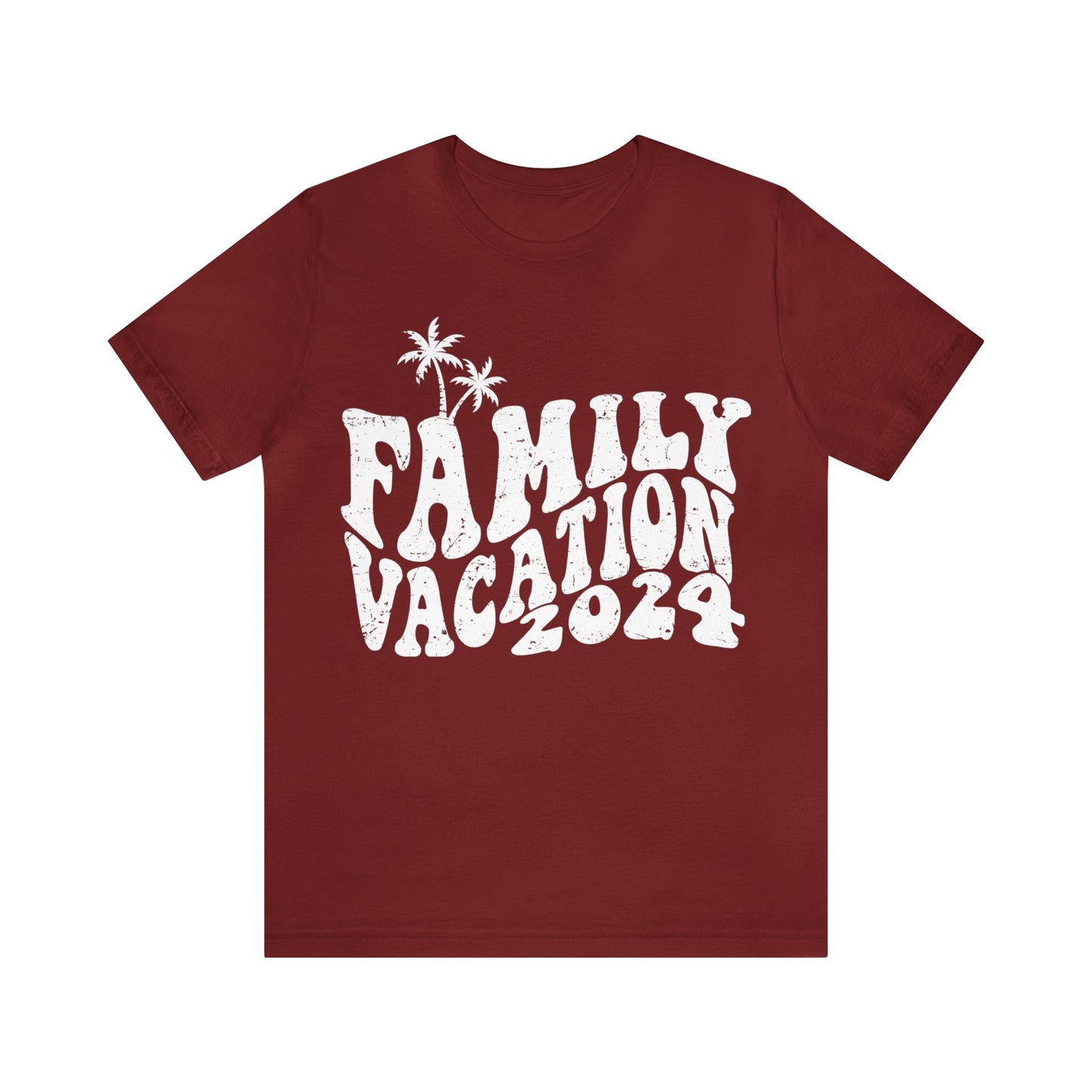 Family Vacation 2024 Jersey Short Sleeve Tee