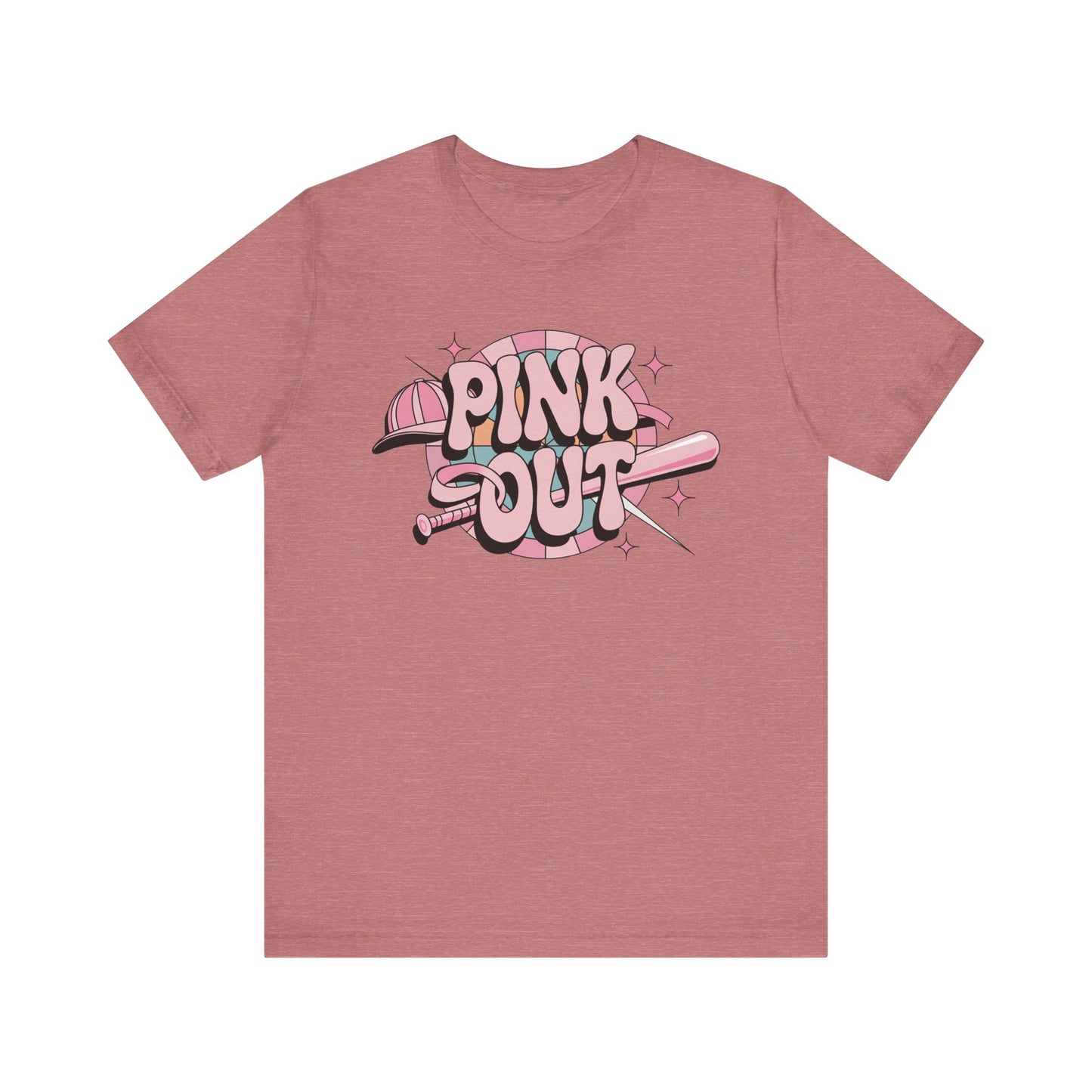 Baseball Pink Out Jersey Short Sleeve Tee
